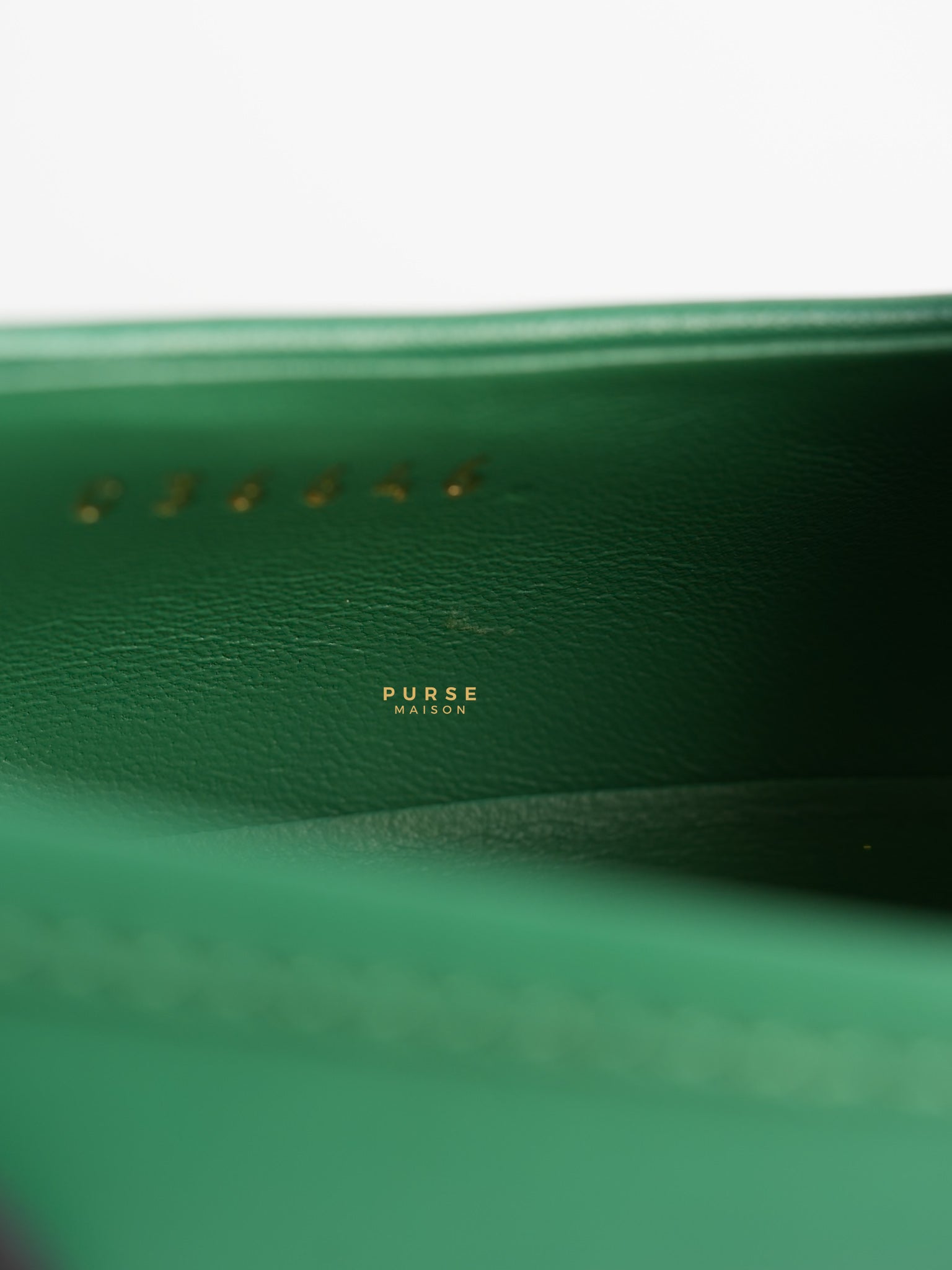 Turnlock Loafers Green Lambskin Size 37 EU (23cm) | Purse Maison Luxury Bags Shop
