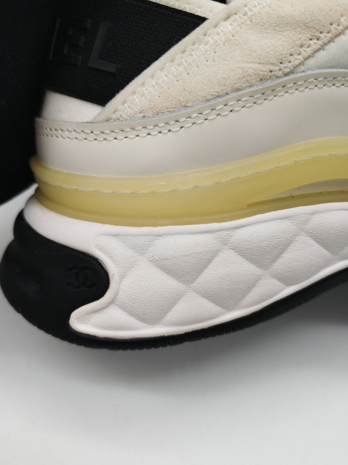 Chanel Velvet Calfskin and Mixed Fibers CC Sneakers Size 39.5 EU (29 cm) | Purse Maison Luxury Bags Shop