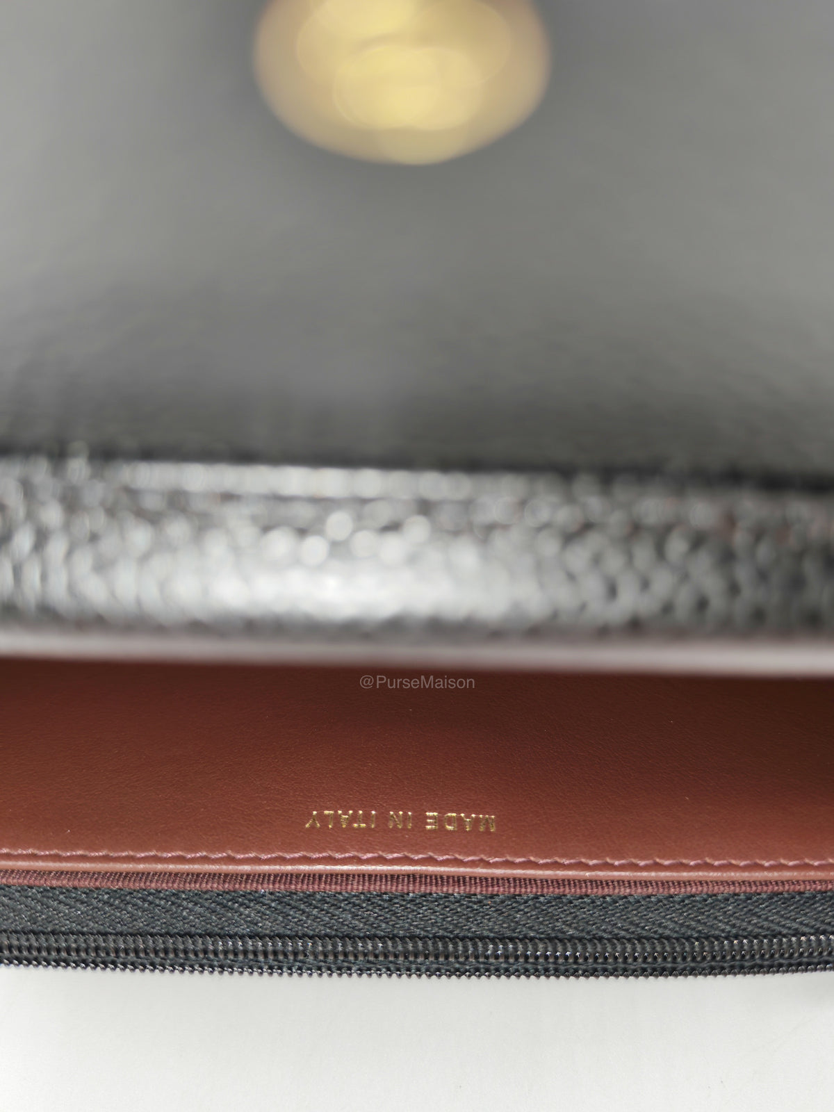 Chanel Wallet on Chain in Black Quilted Caviar Leather and Gold Hardware Microchip | Purse Maison Luxury Bags Shop