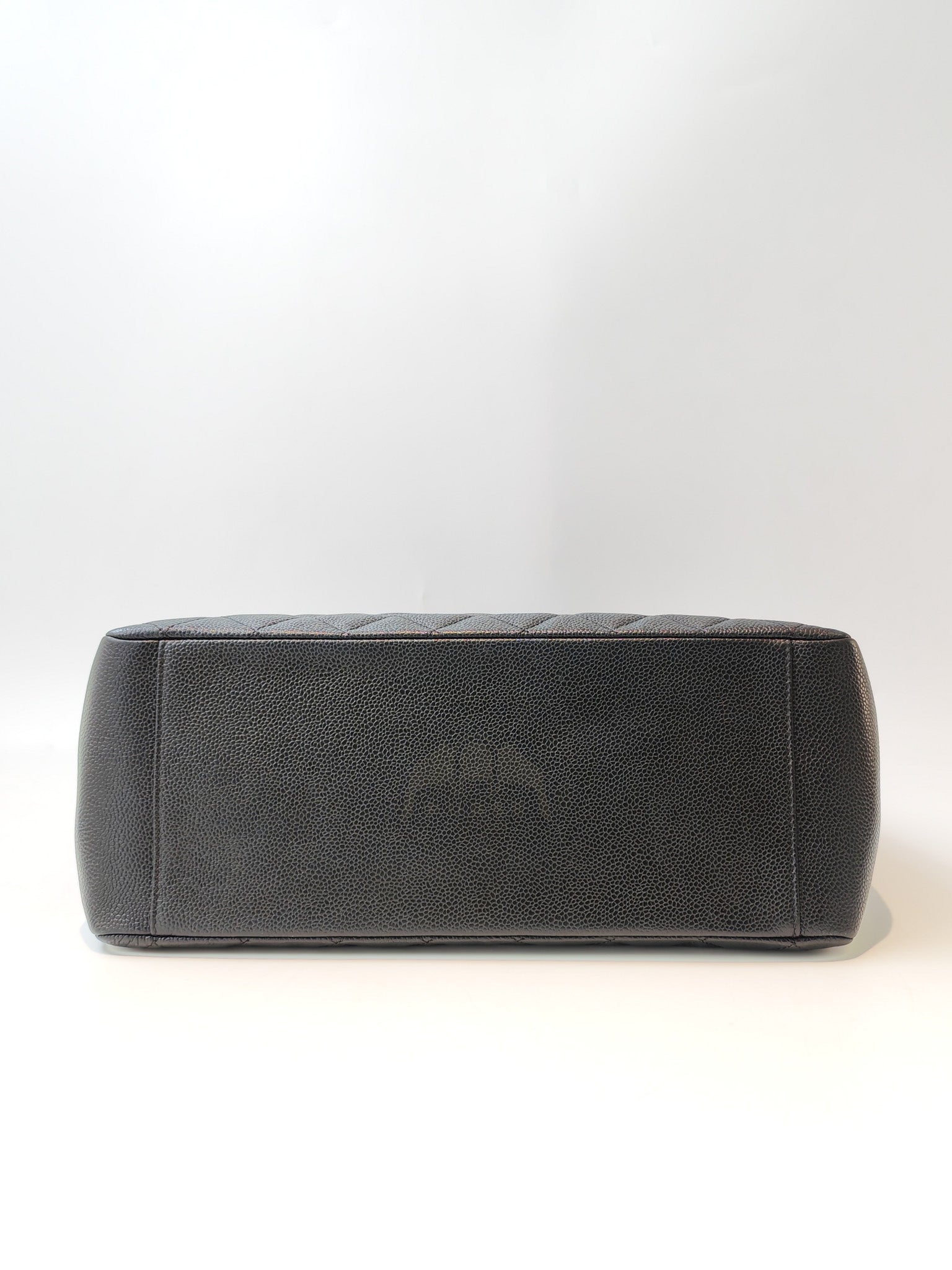 Grand Shopping Tote (GST) in Black Caviar Leather and Gold Hardware Series 21