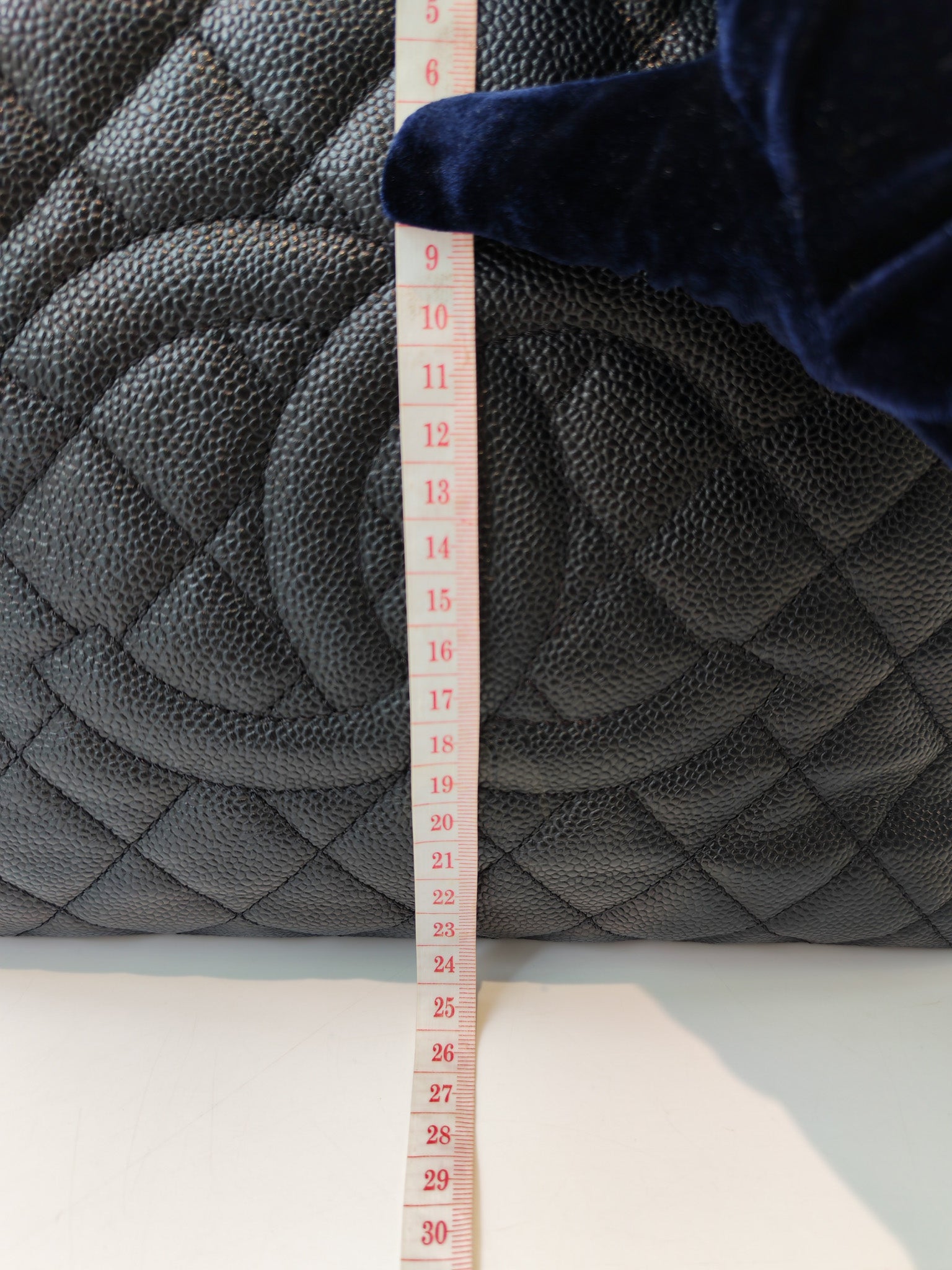 Grand Shopping Tote (GST) in Black Caviar Leather and Gold Hardware Series 21