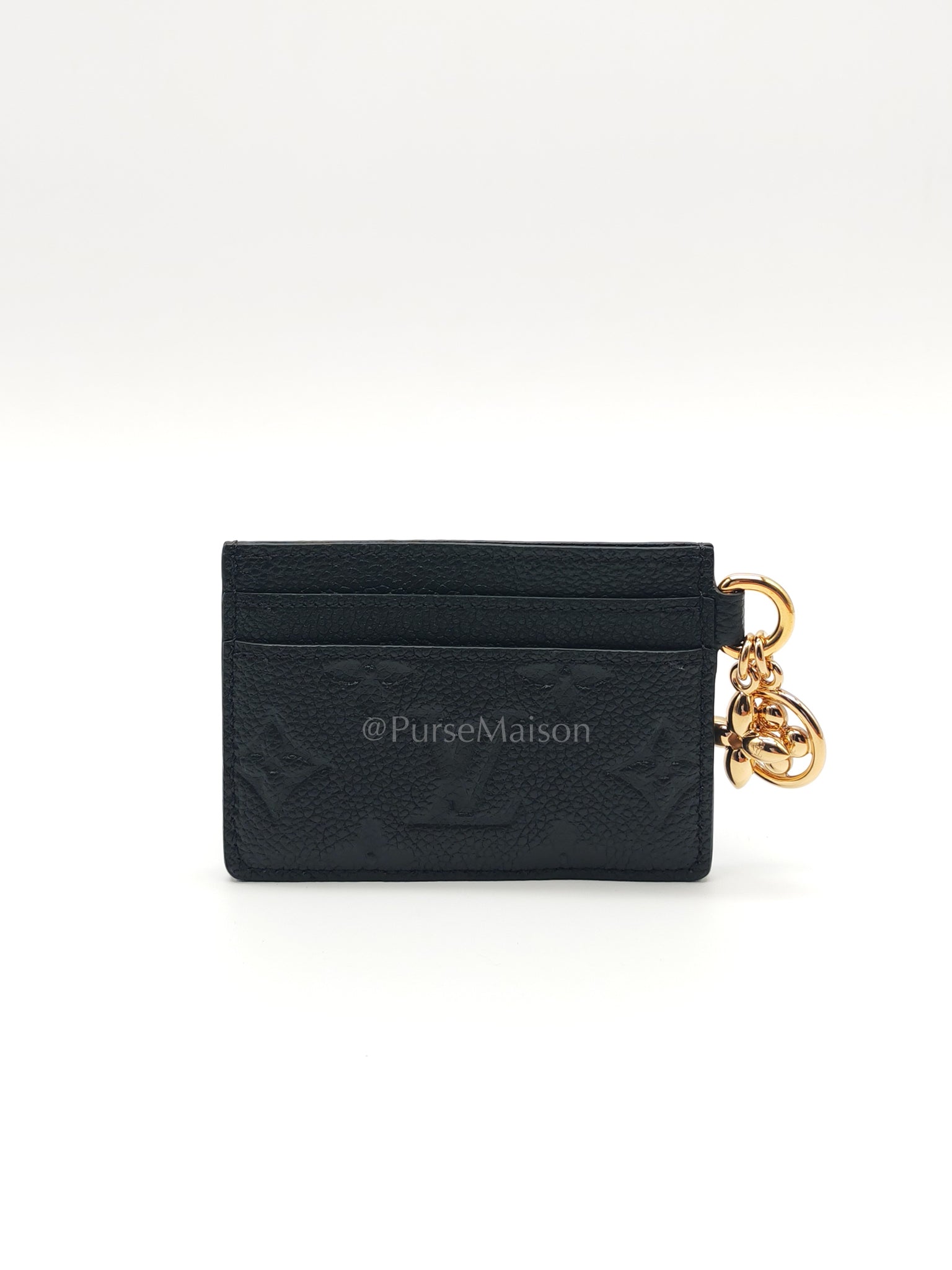 Charms Card Holder in Monogram Empreinte Leather(Microchip) | Purse Maison Luxury Bags Shop