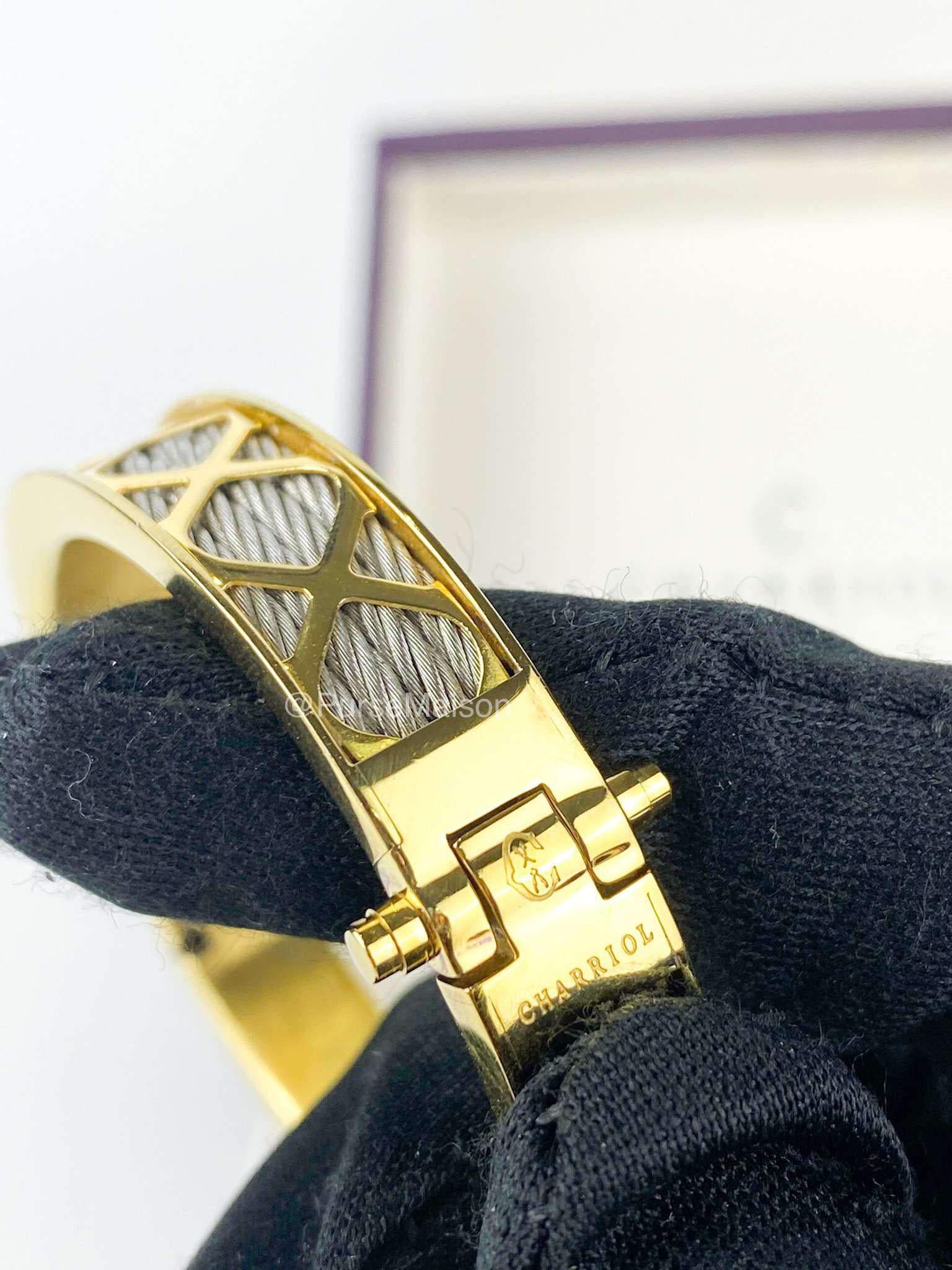 Charriol Bangle Forever Collection XXX in Gold