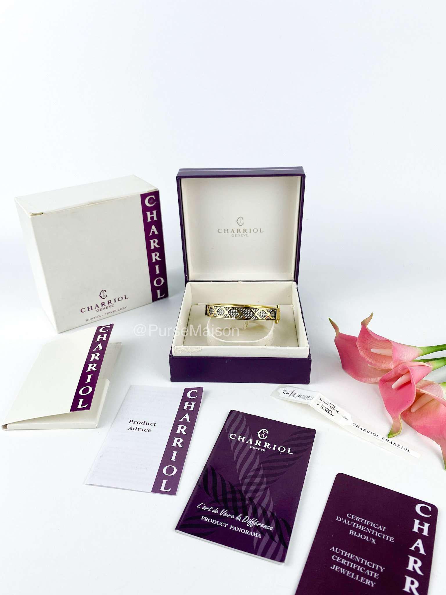 Charriol Bangle Forever Collection XXX in Gold