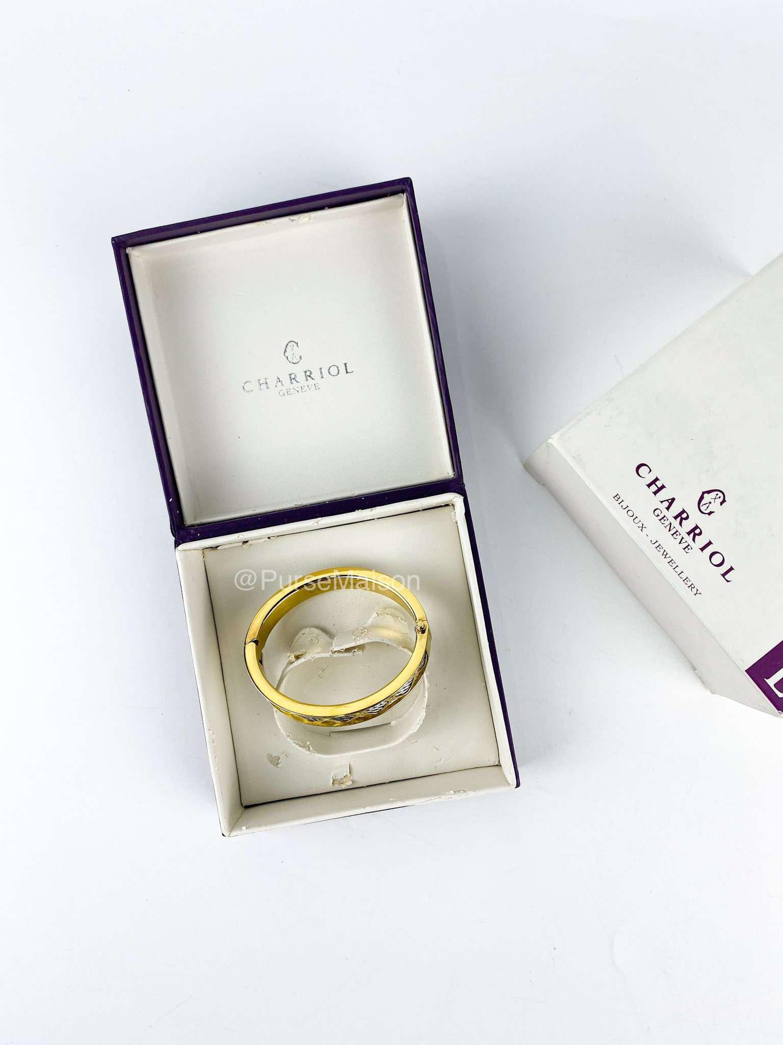 Charriol Bangle Forever Collection XXX in Gold