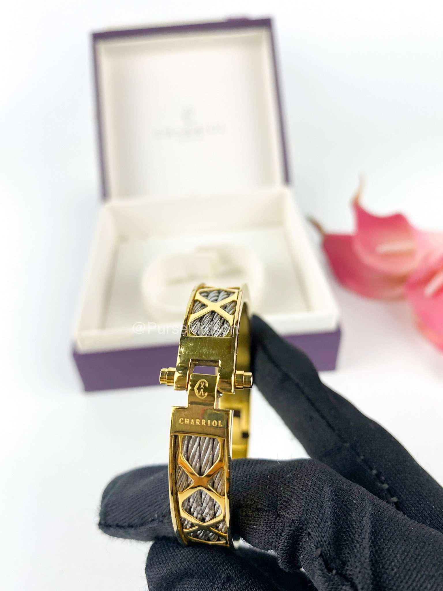 Charriol Bangle Forever Collection XXX in Gold