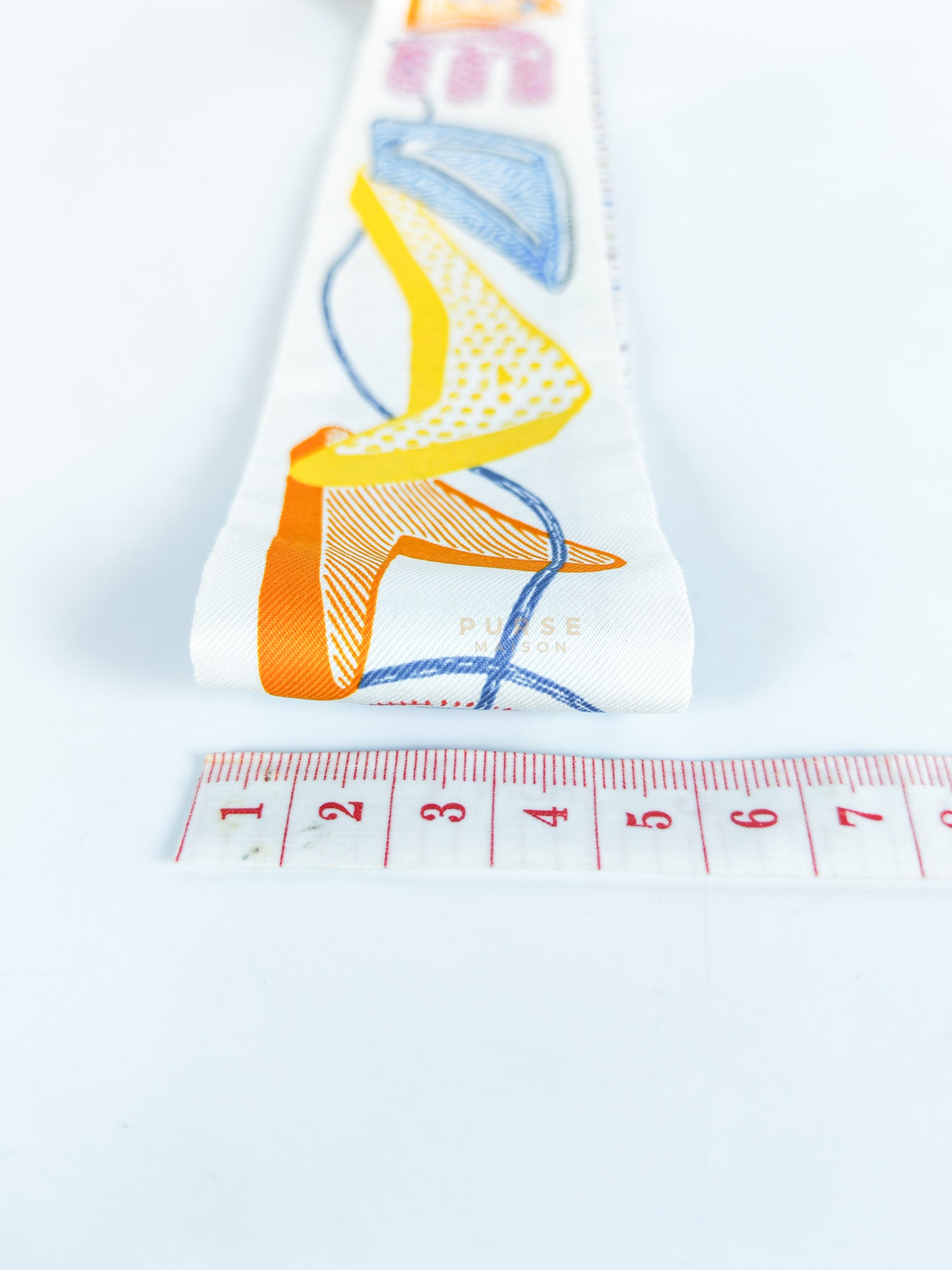 Chevaloscope Pointille Silk Twilly | Purse Maison Luxury Bags Shop