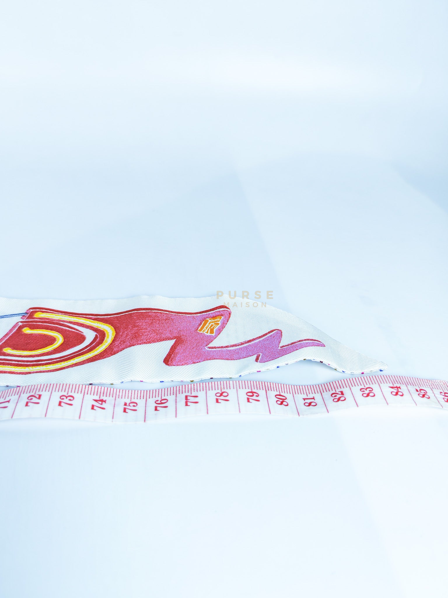 Chevaloscope Pointille Silk Twilly | Purse Maison Luxury Bags Shop