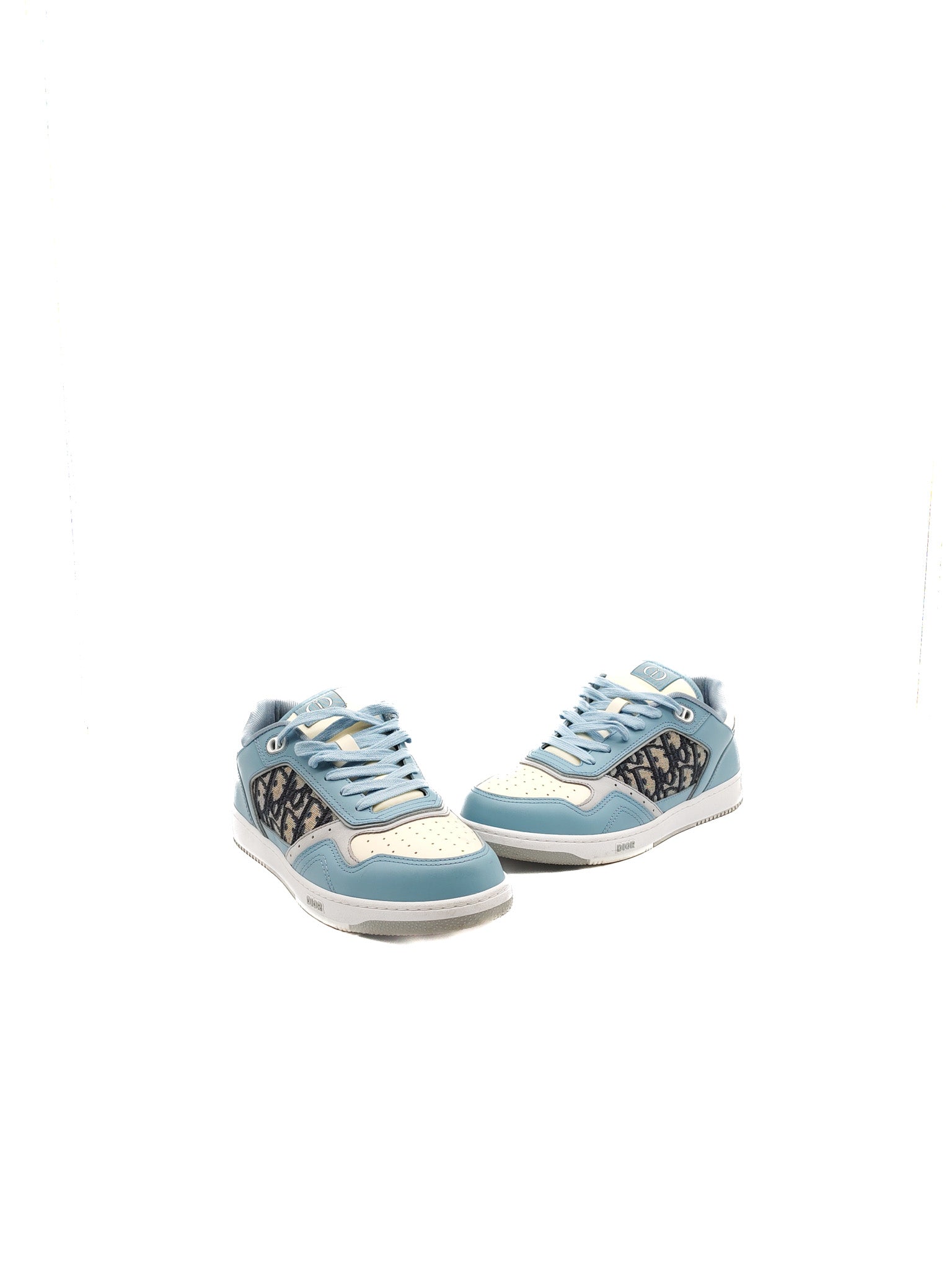 Christian Dior B-27 Low Top Sneaker Light Blue and Cream Size 41 EU (26 cm) | Purse Maison Luxury Bags Shop