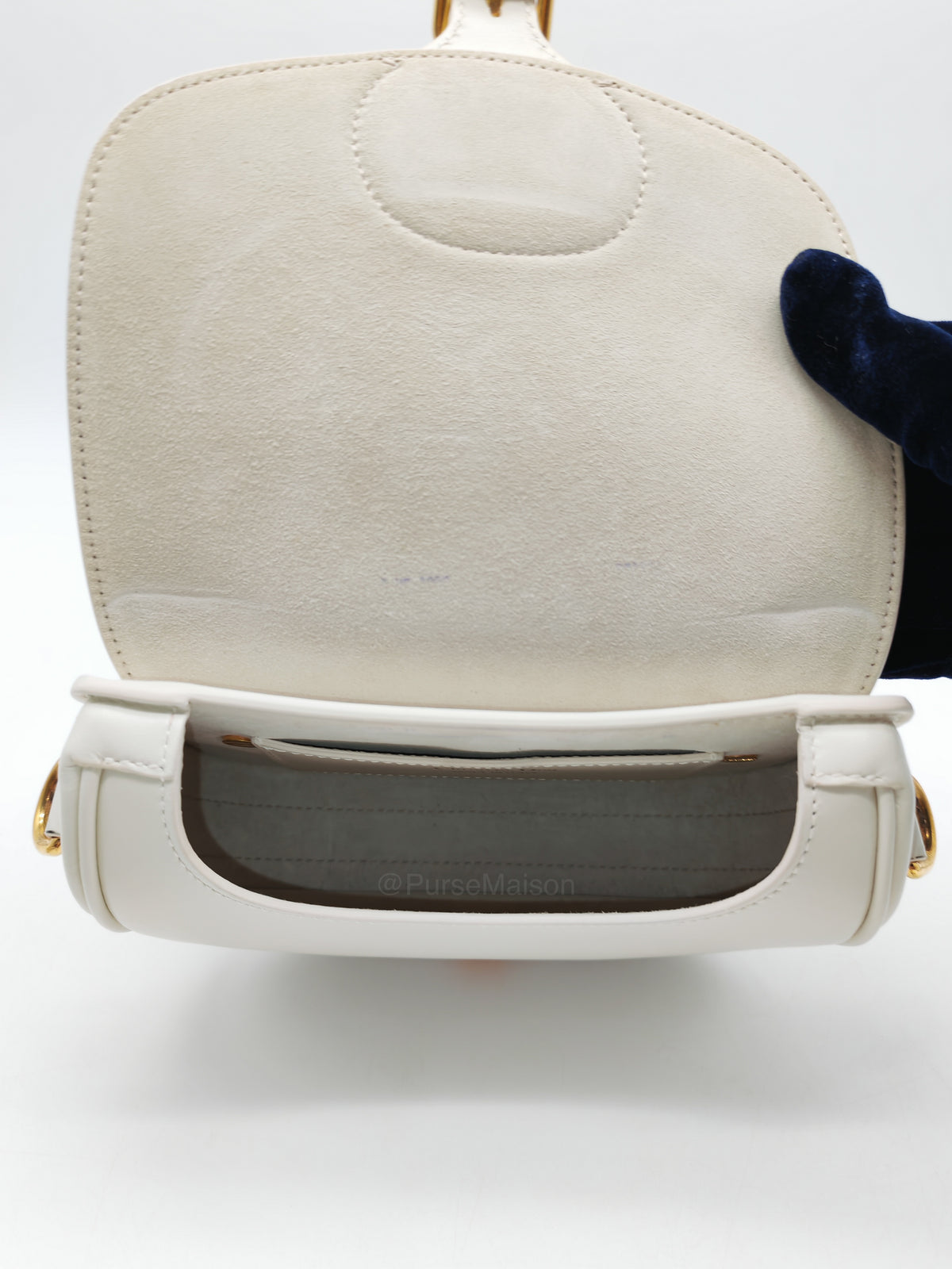 Christian Dior Bobby Small in Latte Box Calfskin Leather | Purse Maison Luxury Bags Shop