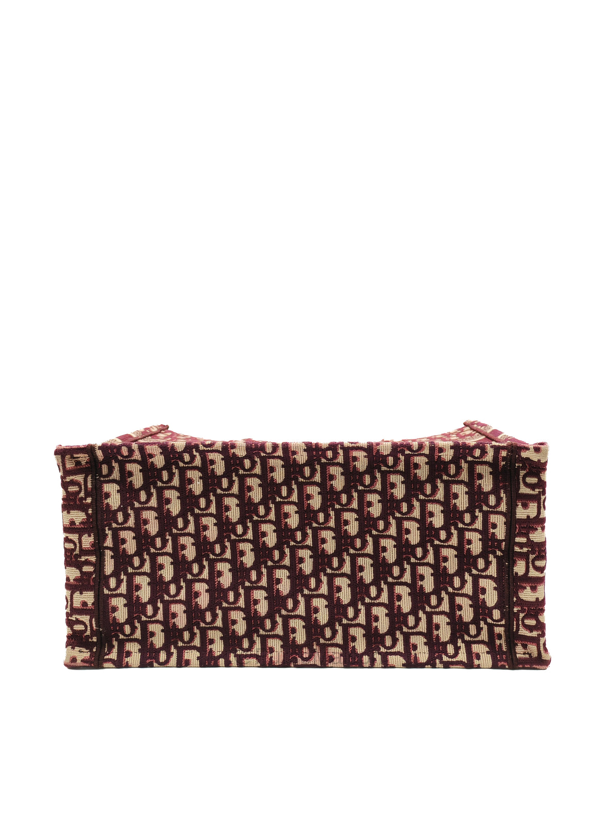 Christian Dior Book Tote Medium in Burgundy Oblique Canvas | Purse Maison Luxury Bags Shop