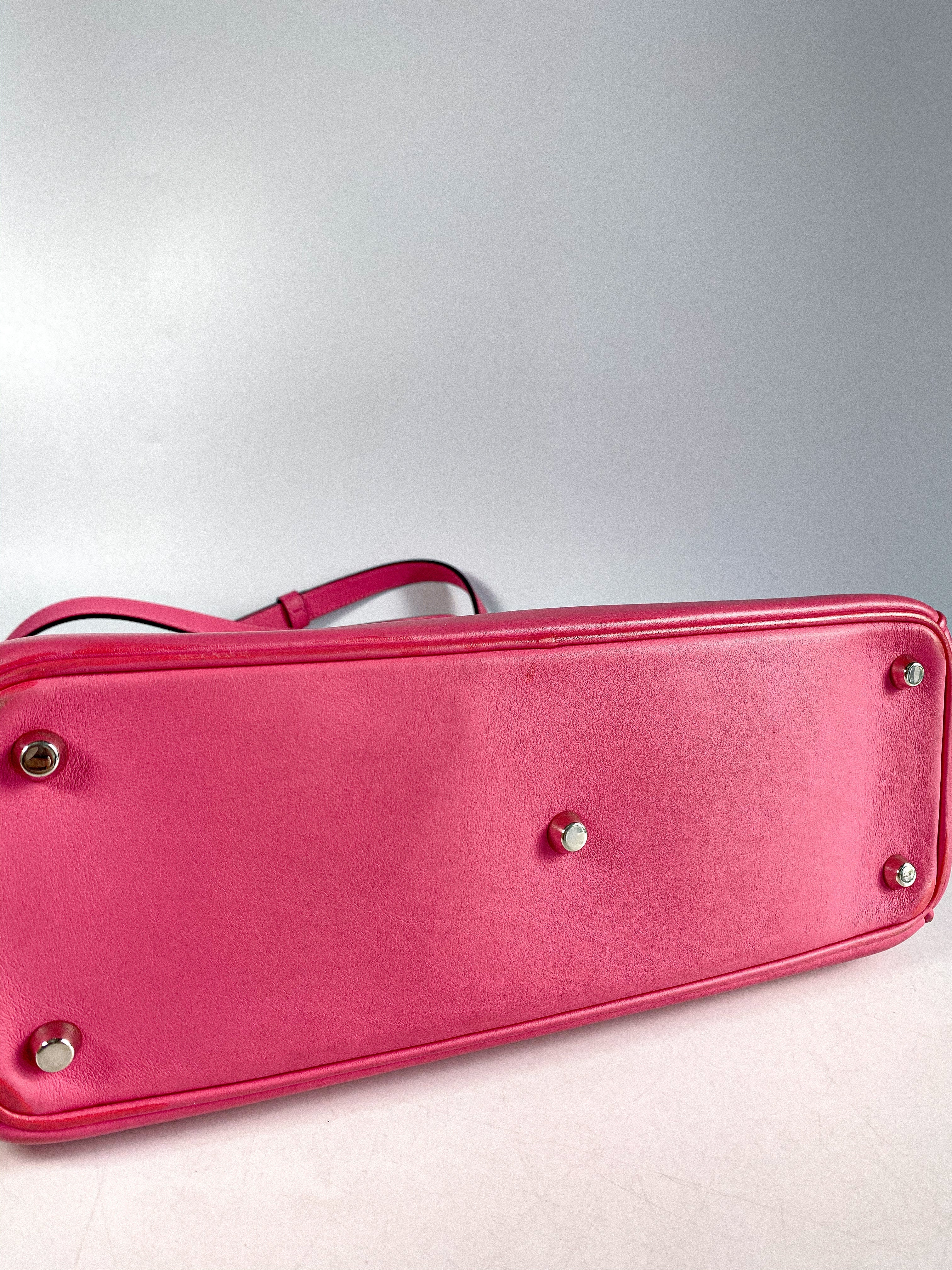 Christian Dior Diorissimo Pink Leather Bag