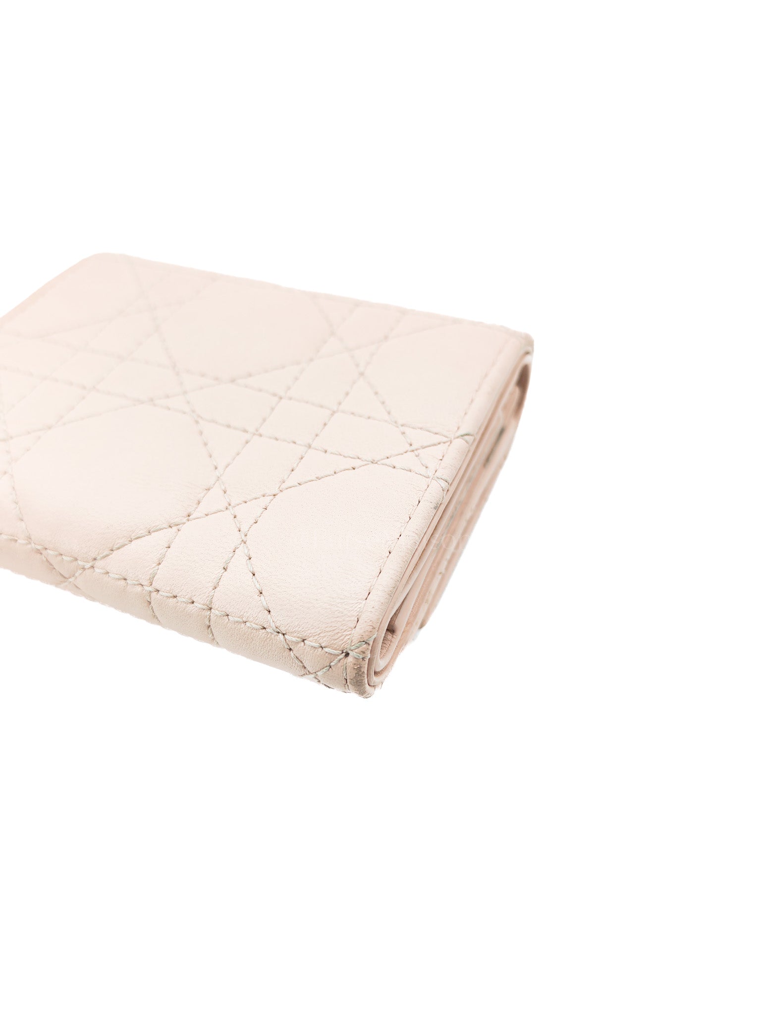 Jolie Hibiscus Powder Pink Trifold Wallet | Purse Maison Luxury Bags Shop