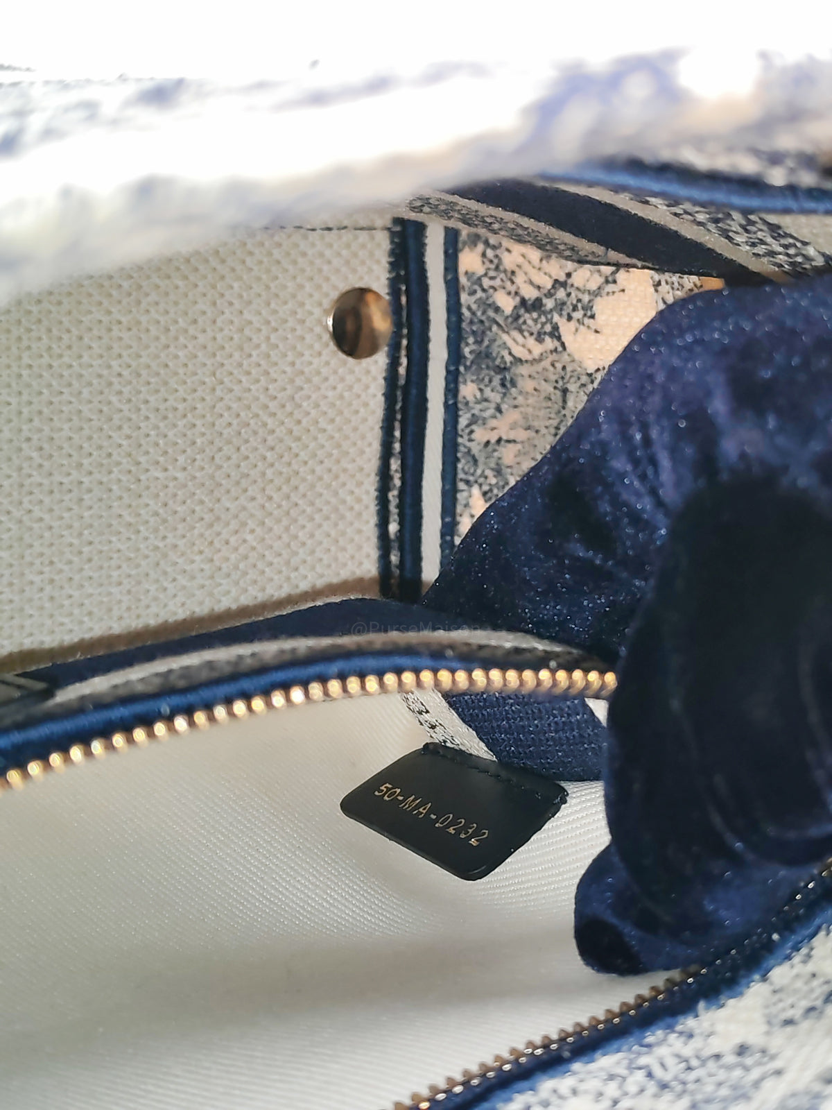 Christian Dior Lady D-Lite Medium in Toile De Jouy Embroidery Canvas and Light Gold Hardware | Purse Maison Luxury Bags Shop