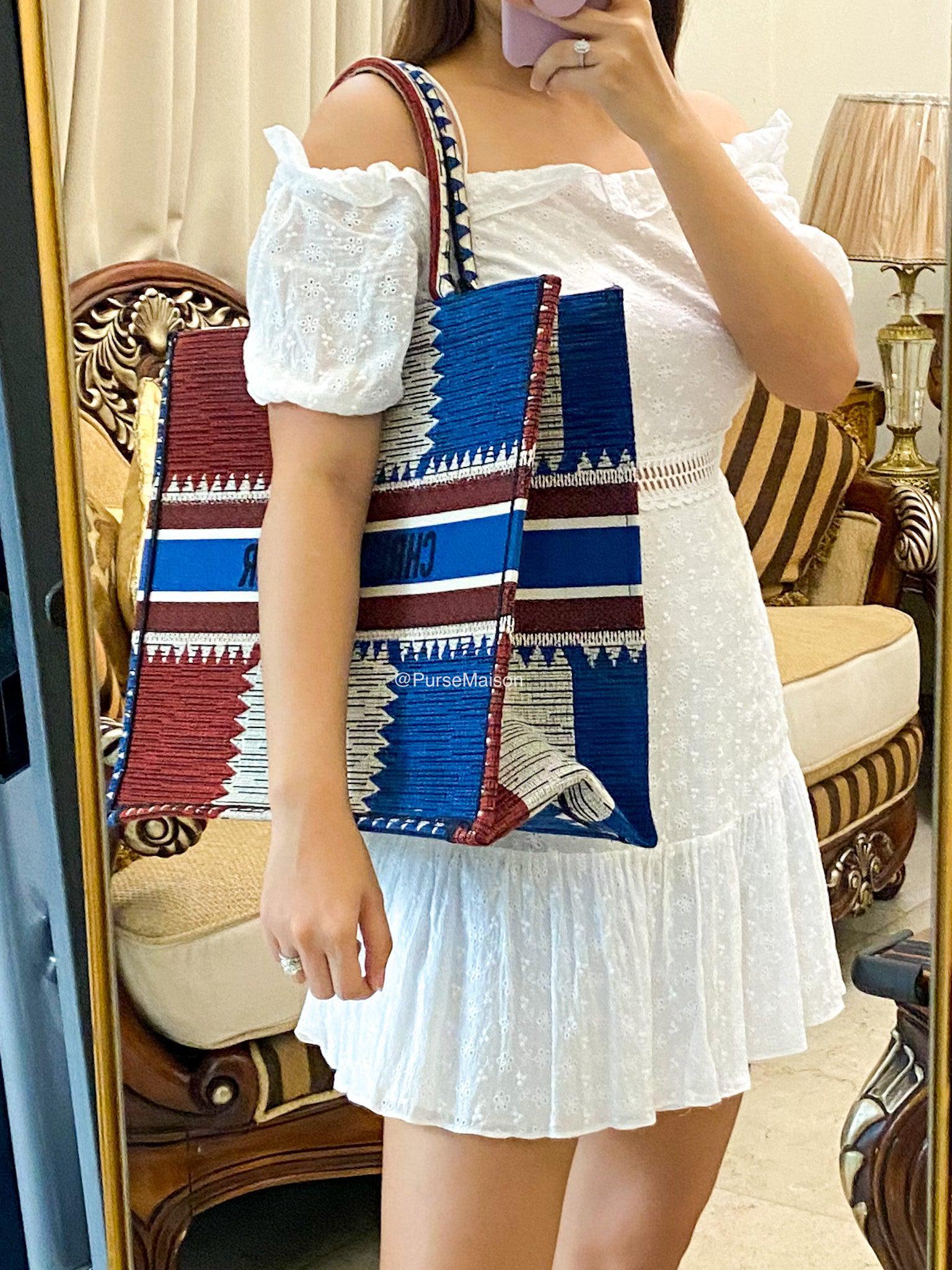 Christian Dior Large Book Tote French Flag 2019 fall/winter collection