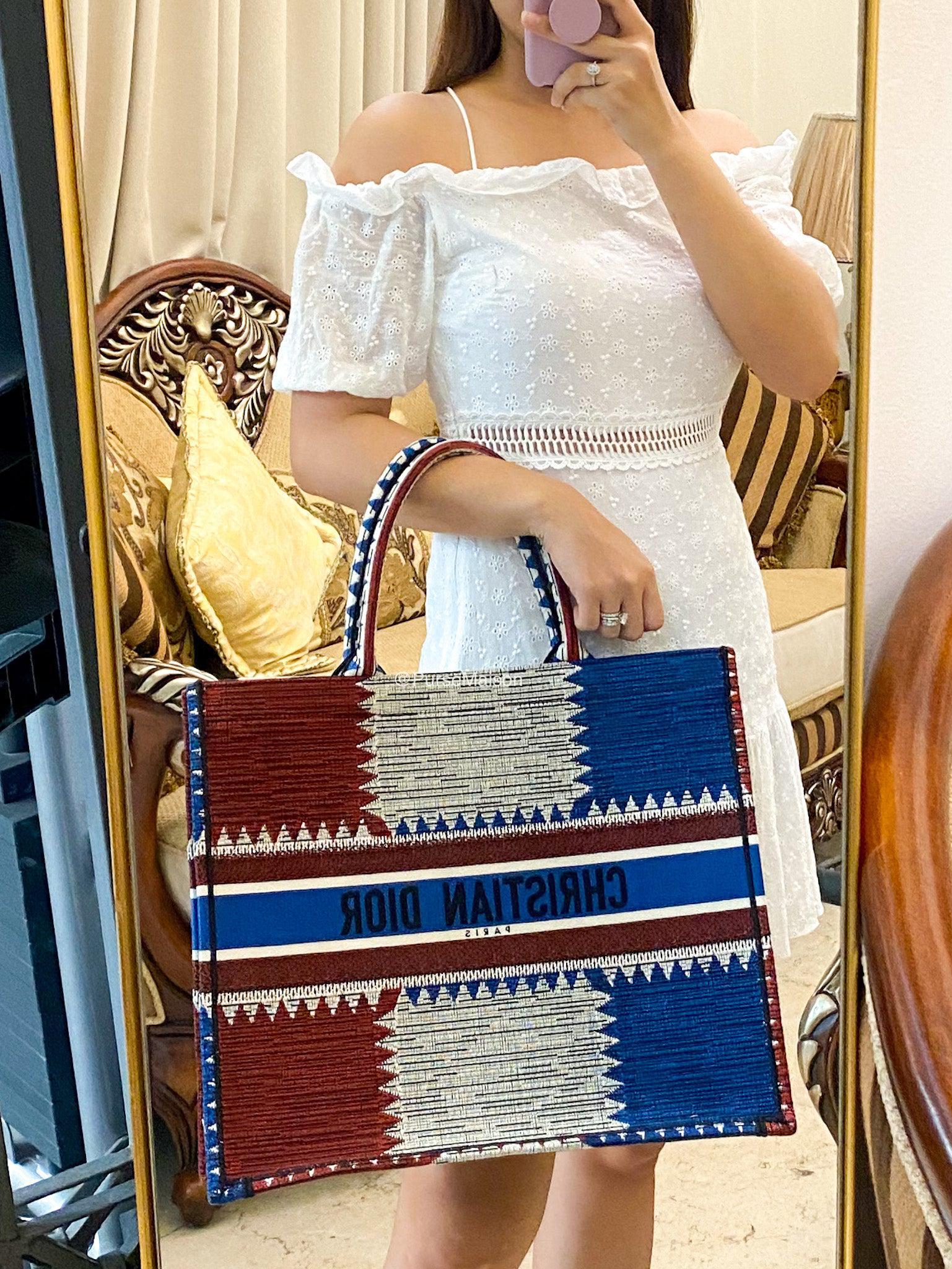 Christian Dior Large Book Tote French Flag 2019 fall/winter collection