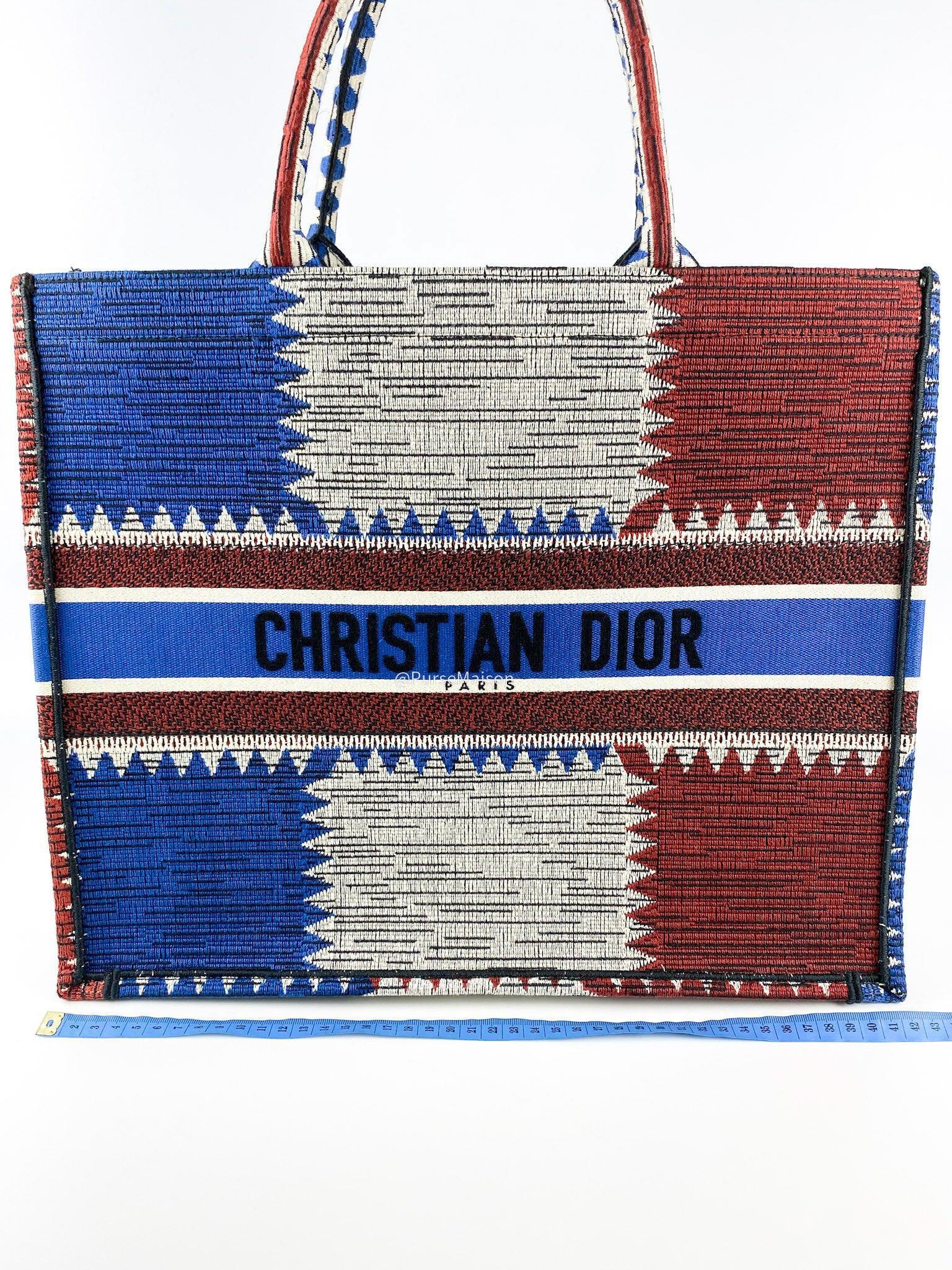 Christian Dior Large Book Tote French Flag 2019 fall/winter collection