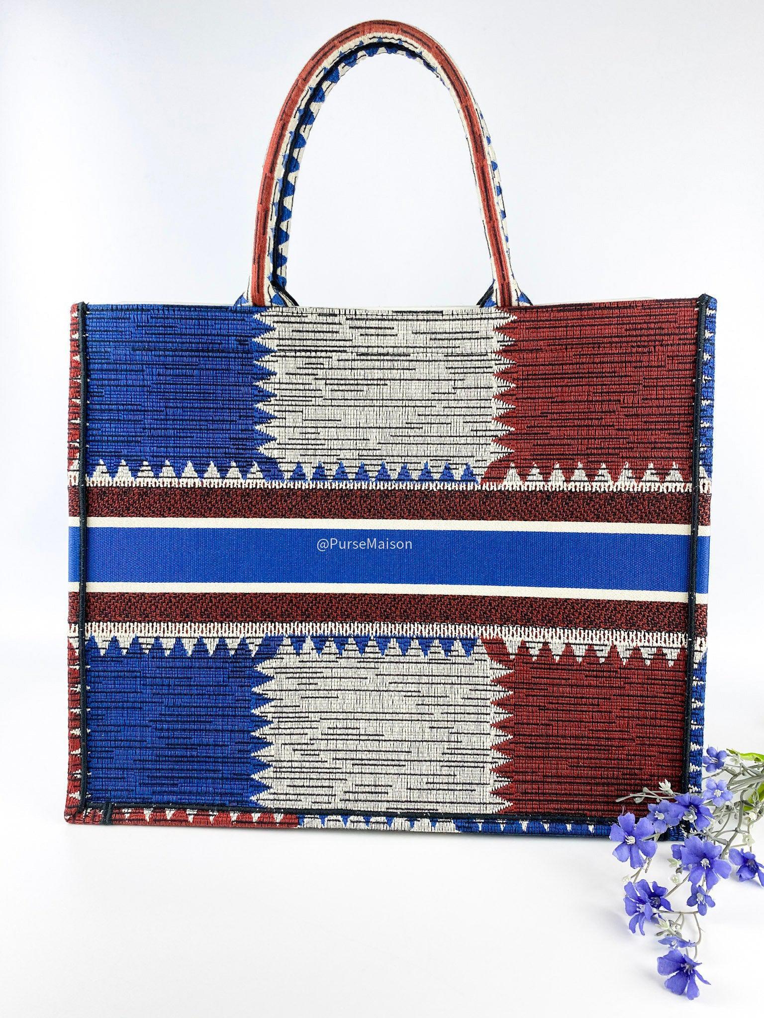 Christian Dior Large Book Tote French Flag 2019 fall/winter collection