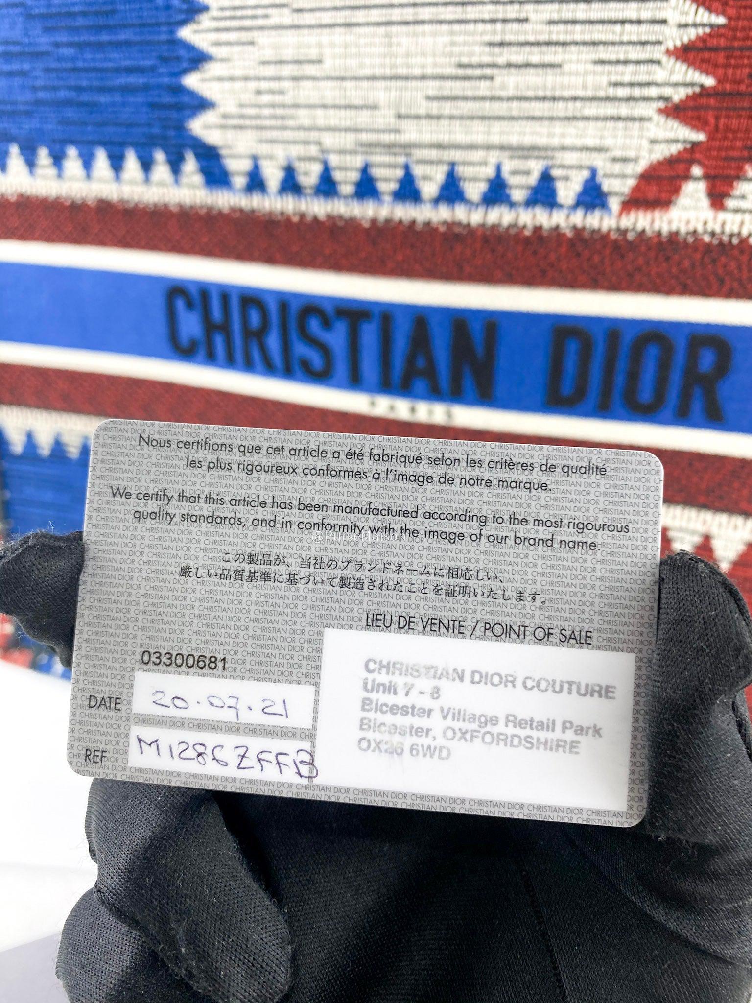 Christian Dior Large Book Tote French Flag 2019 fall/winter collection