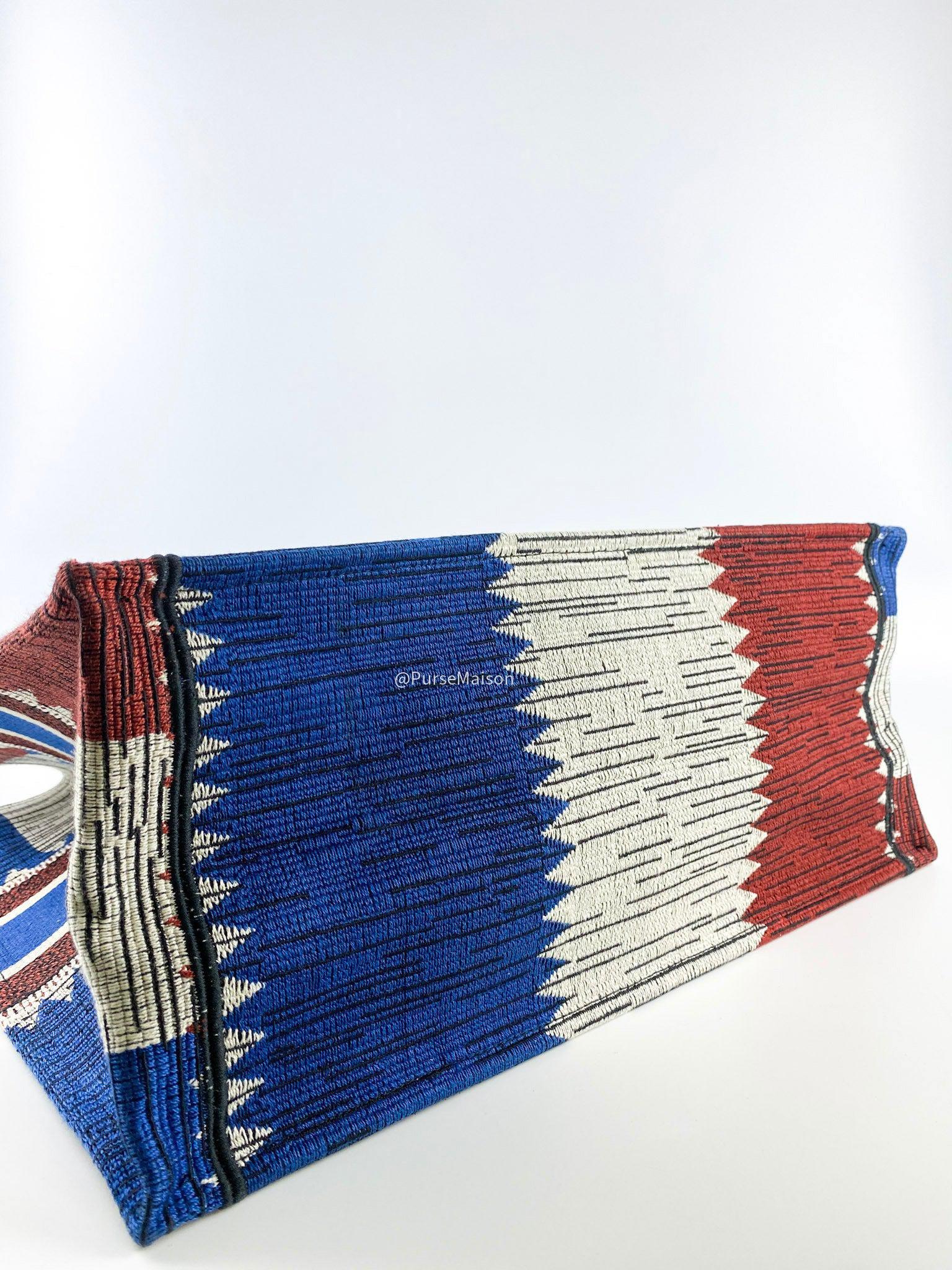 Christian Dior Large Book Tote French Flag 2019 fall/winter collection