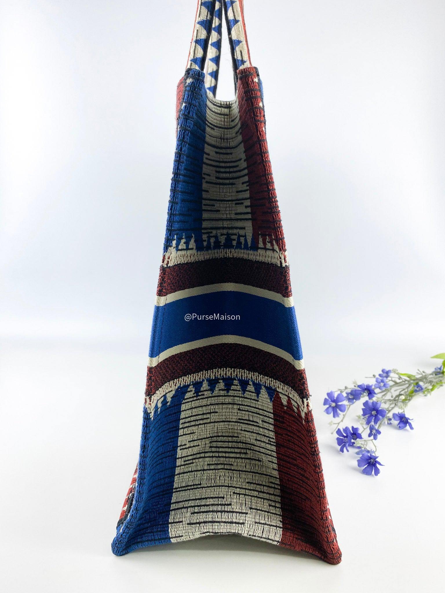 Christian Dior Large Book Tote French Flag 2019 fall/winter collection