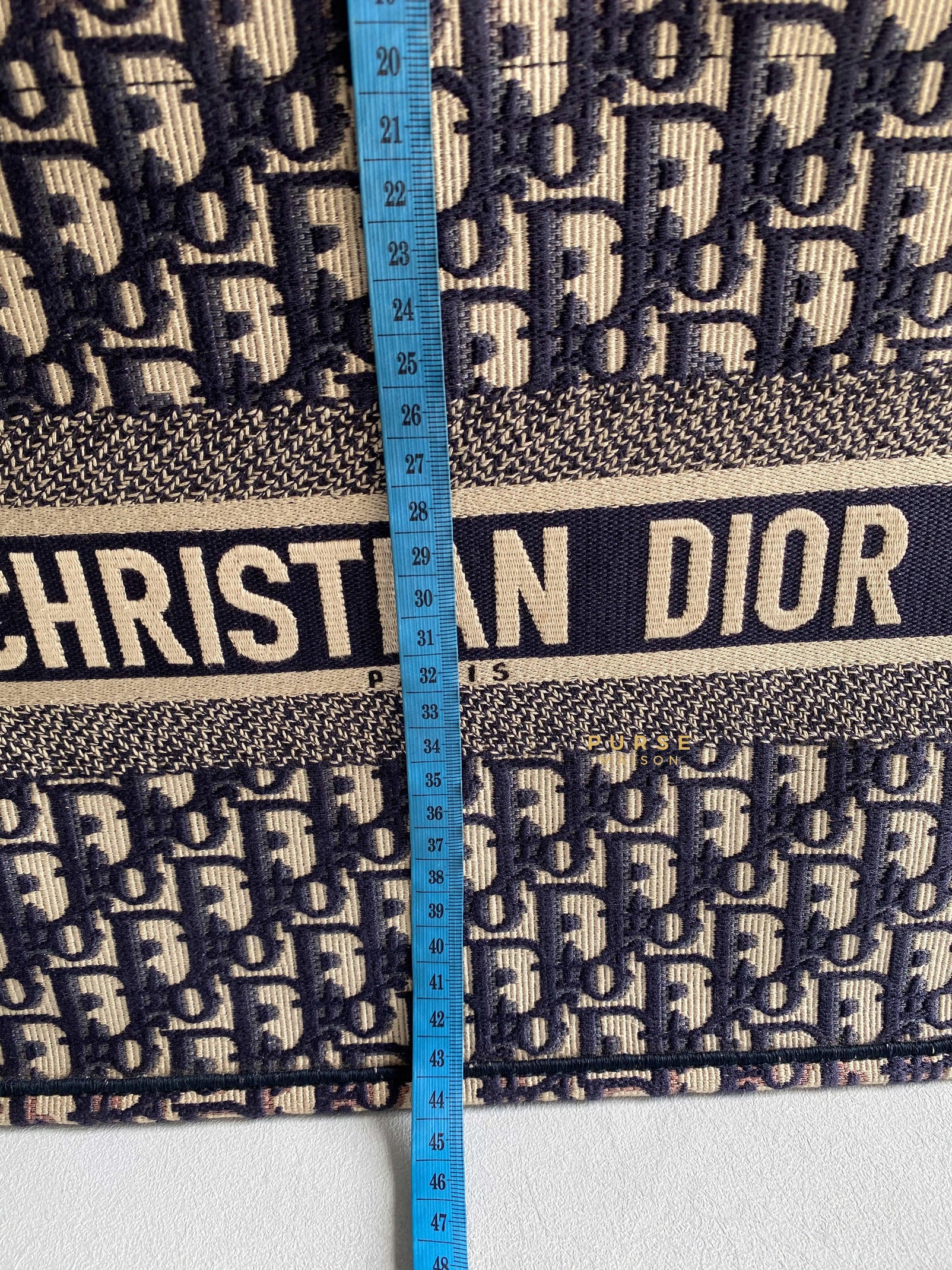 Christian Dior Medium Book Tote Oblique Embroidered Canvas | Purse Maison Luxury Bags Shop