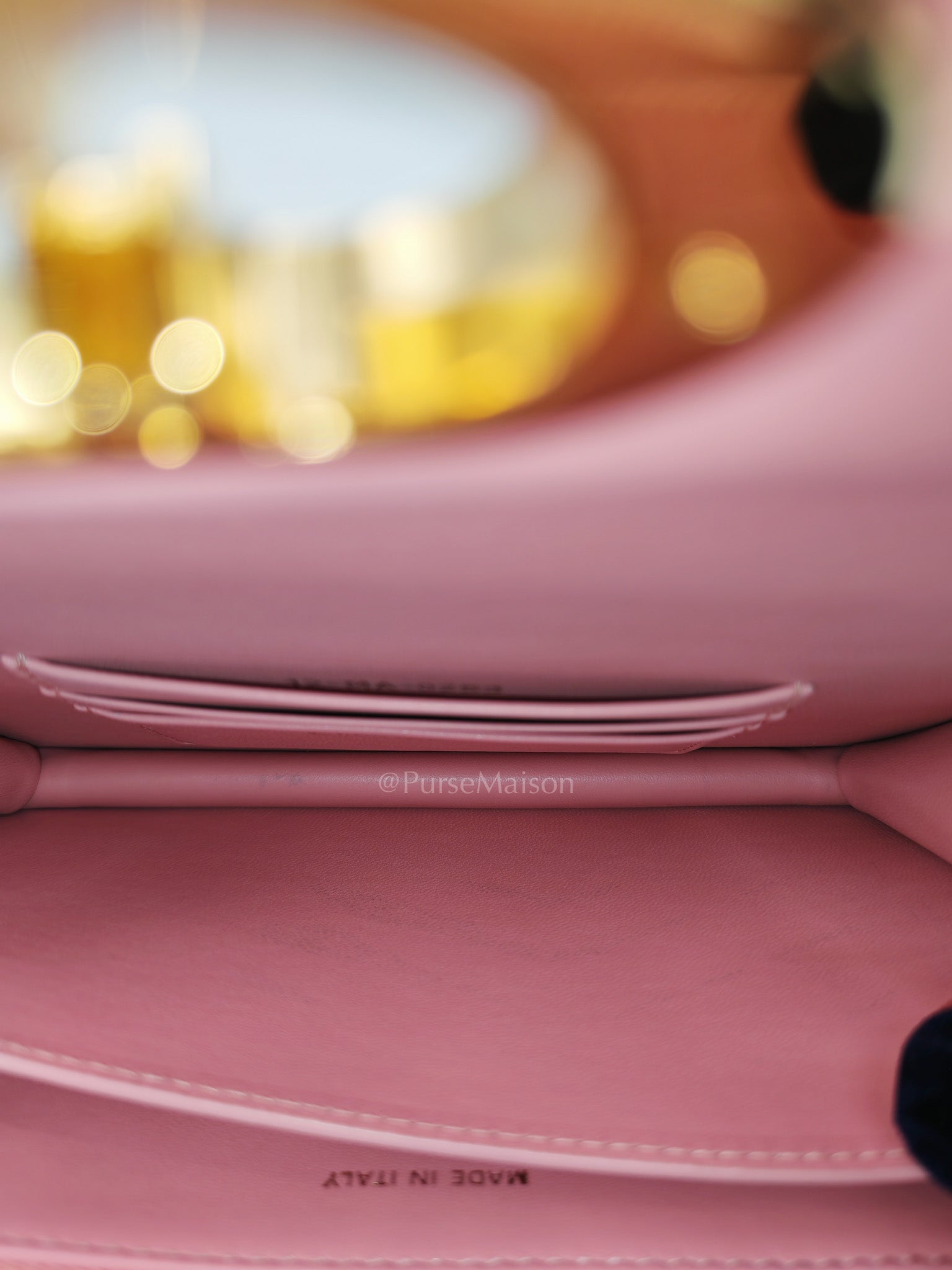 Miss Caro Mini in Pink Cannage Lambskin Leather Chain Bag | Purse Maison Luxury Bags Shop