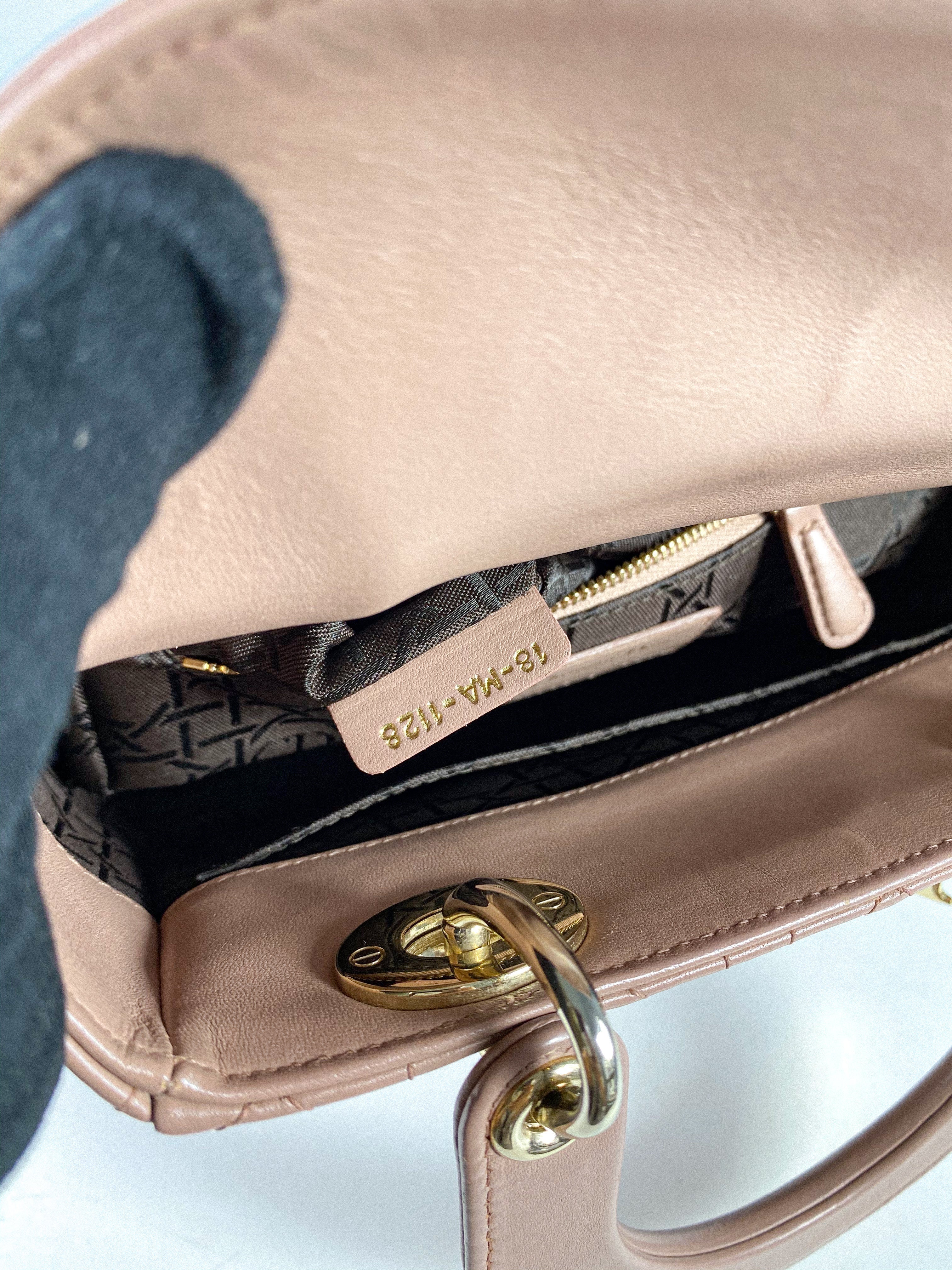 Christian Dior My ABCDior Lady Dior Blush Cannage Lambskin