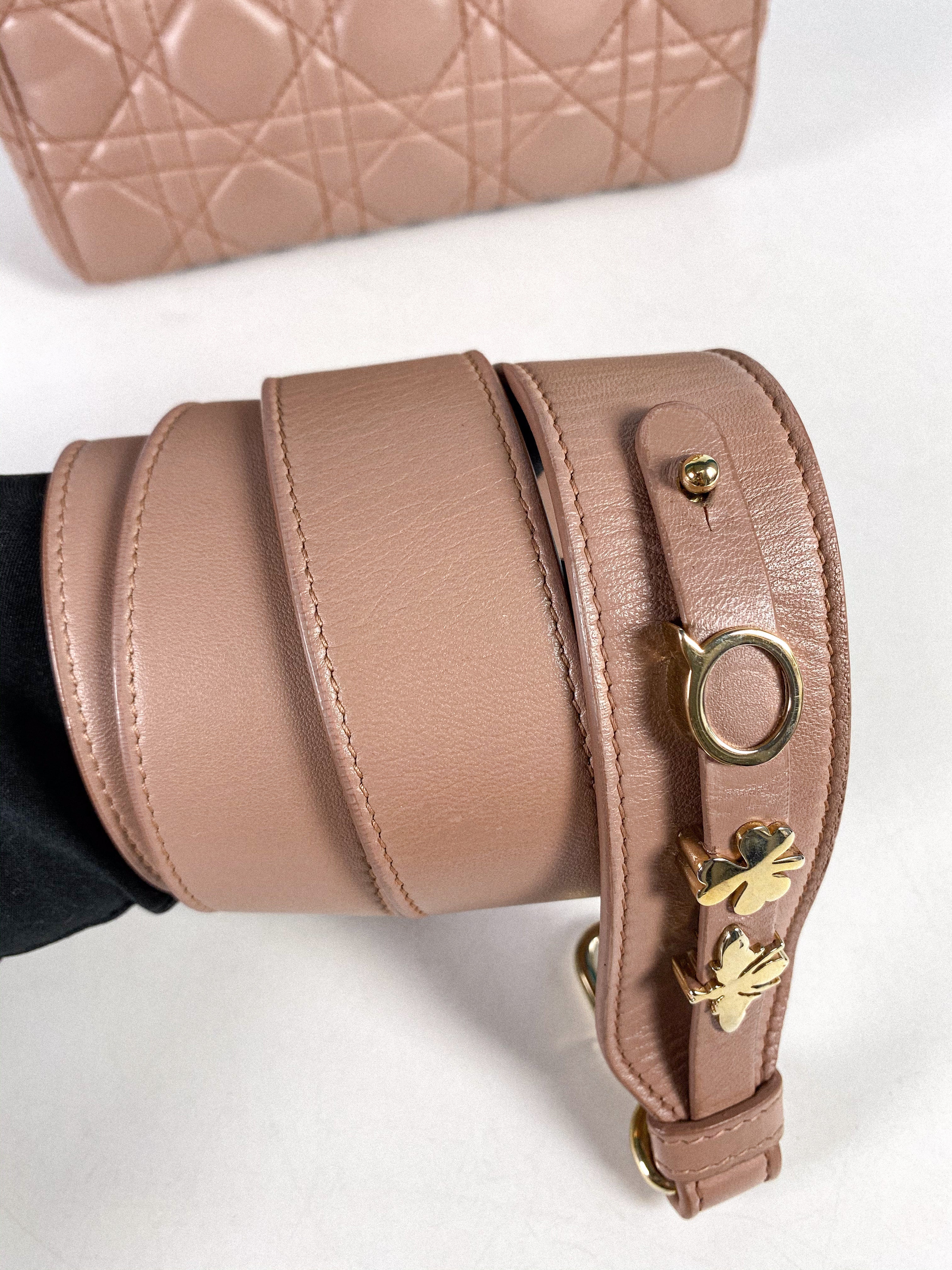 Christian Dior My ABCDior Lady Dior Blush Cannage Lambskin