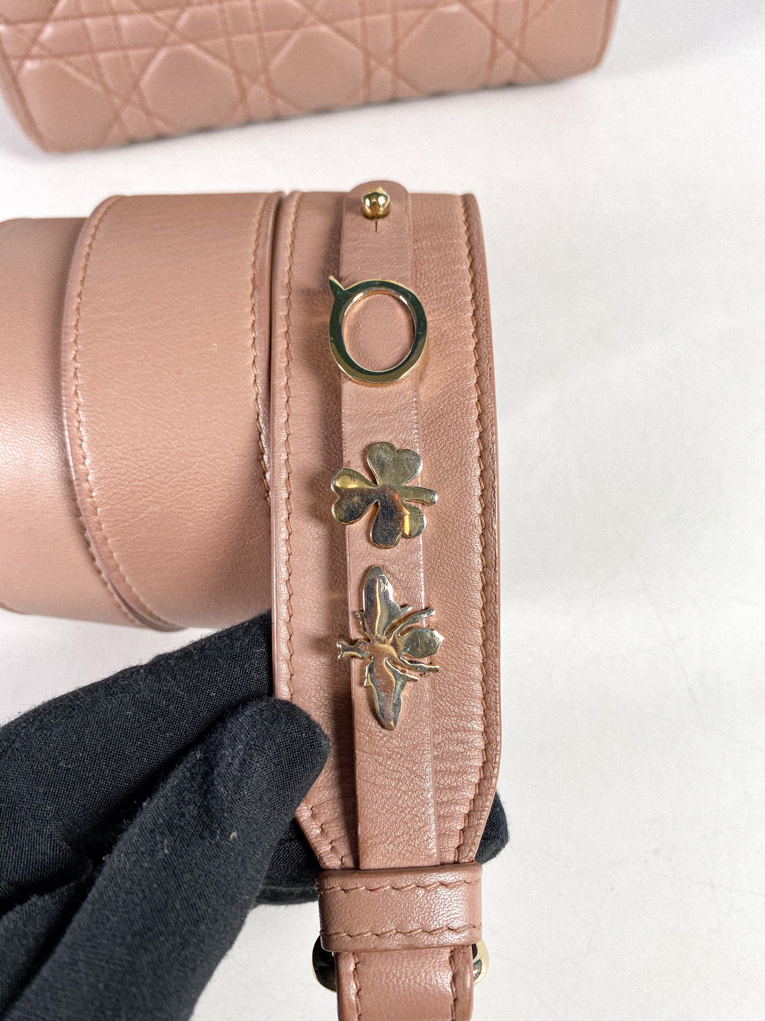 Christian Dior My ABCDior Lady Dior Blush Cannage Lambskin