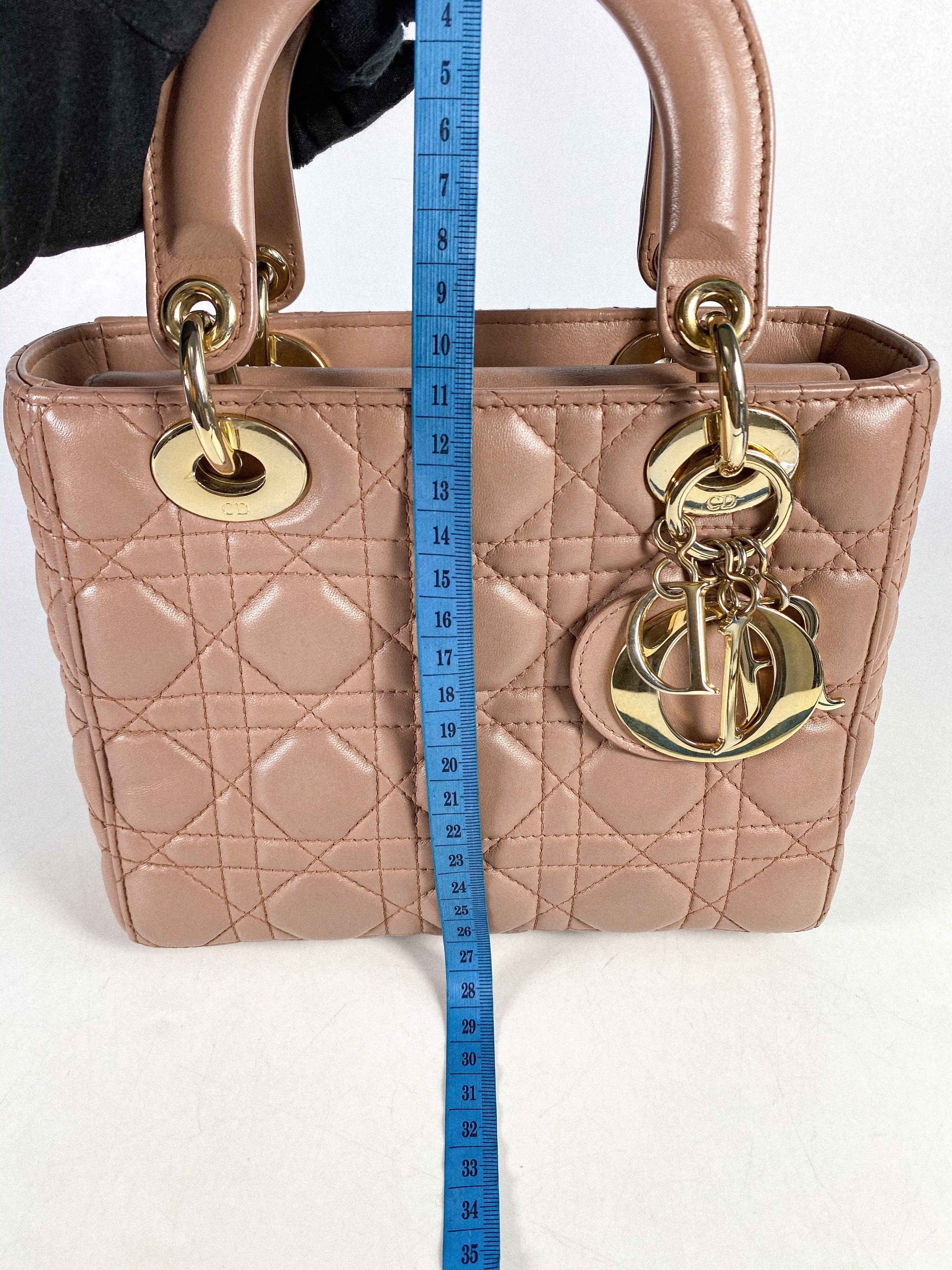 Christian Dior My ABCDior Lady Dior Blush Cannage Lambskin