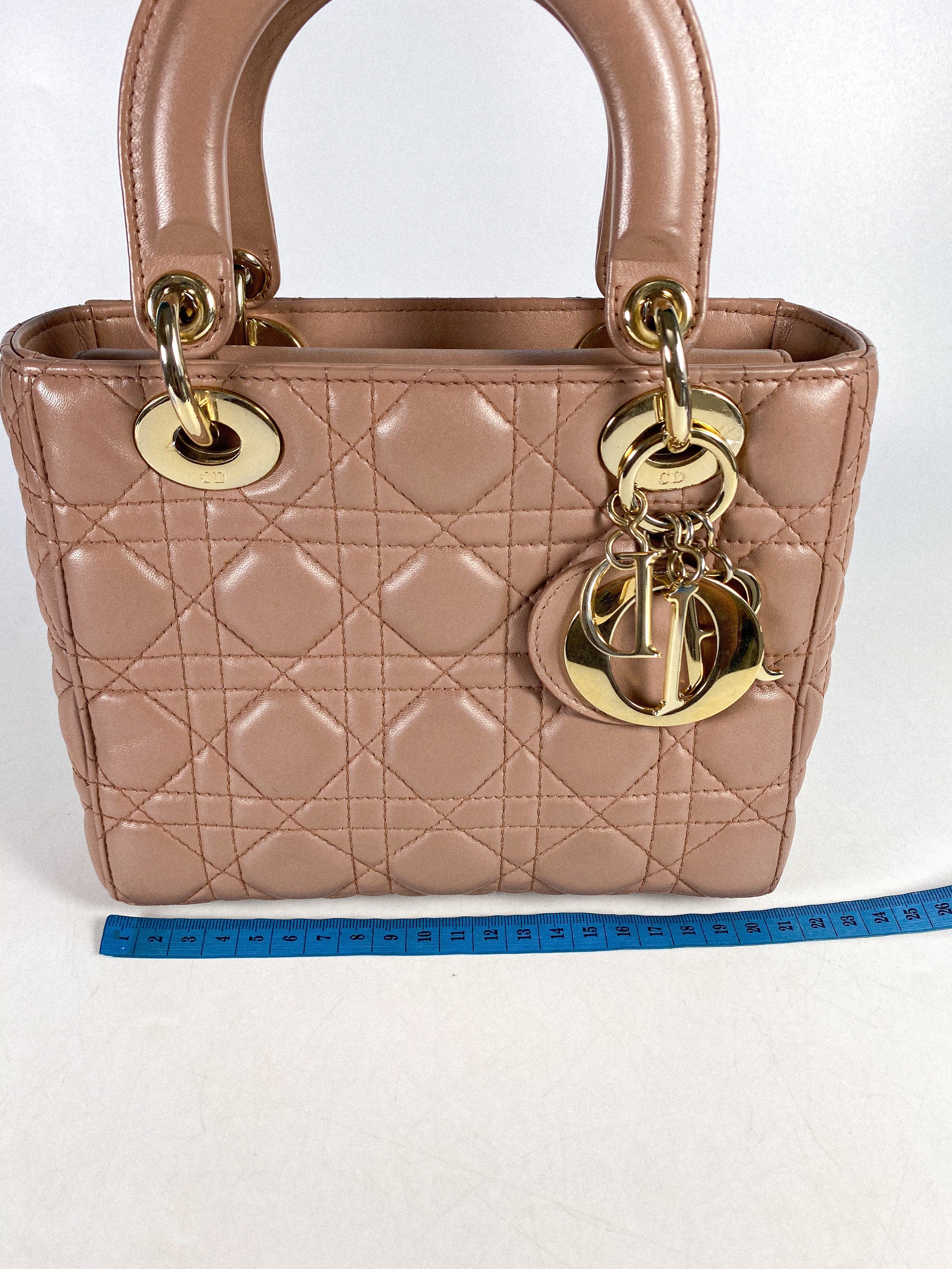 Christian Dior My ABCDior Lady Dior Blush Cannage Lambskin