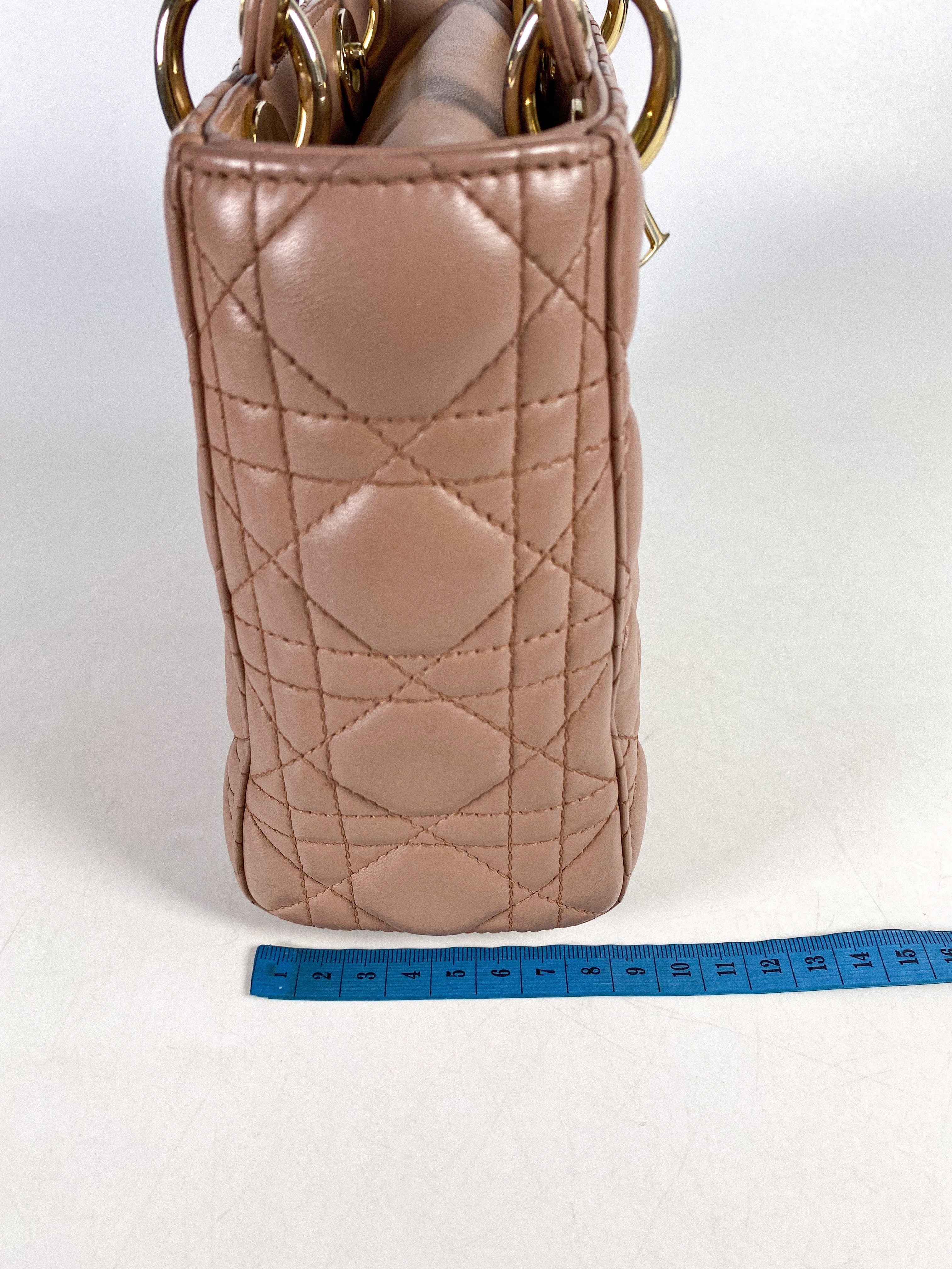 Christian Dior My ABCDior Lady Dior Blush Cannage Lambskin