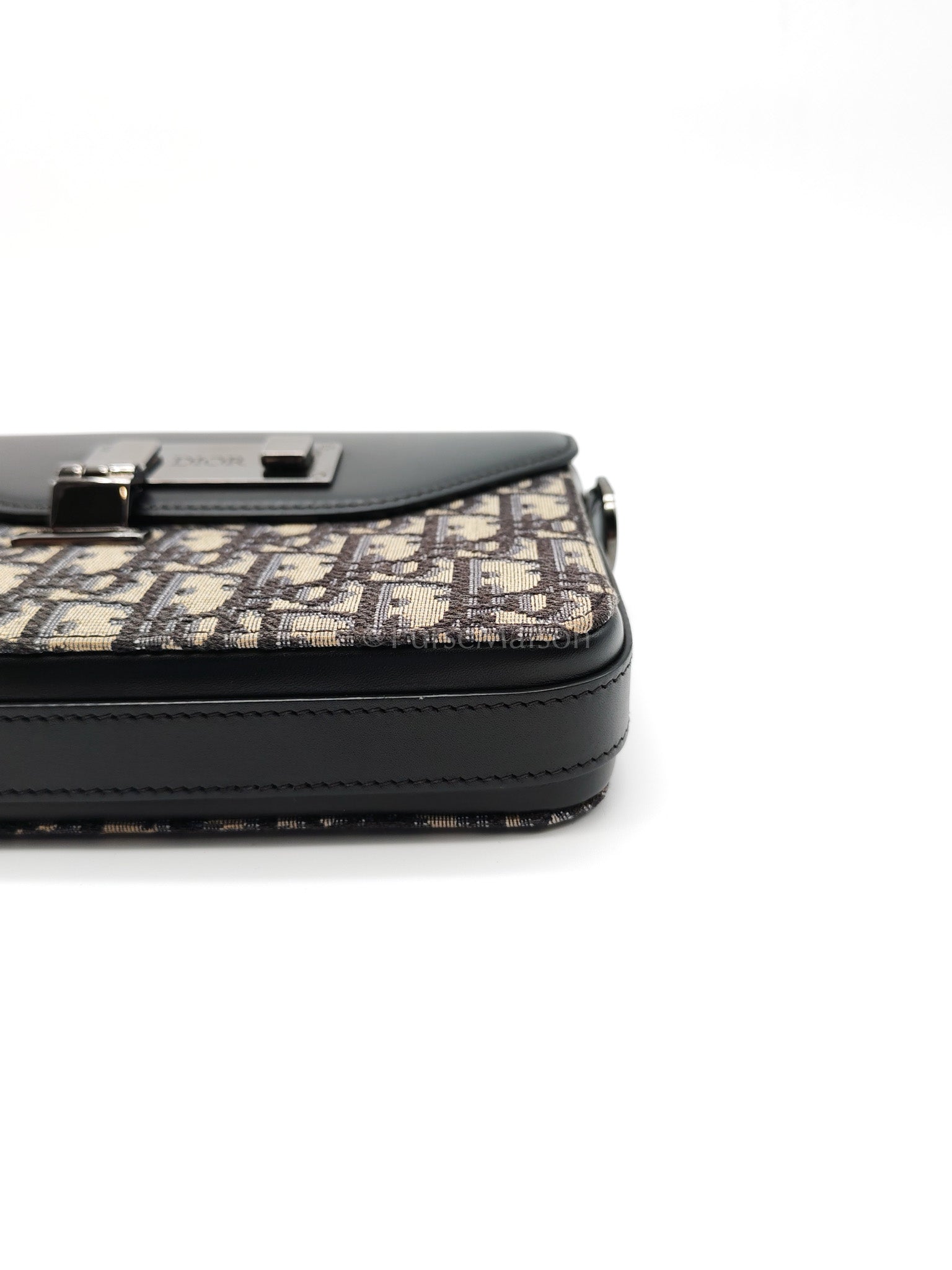 Oblique Jacquard Clasp Lock Messenger Bag | Purse Maison Luxury Bags Shop