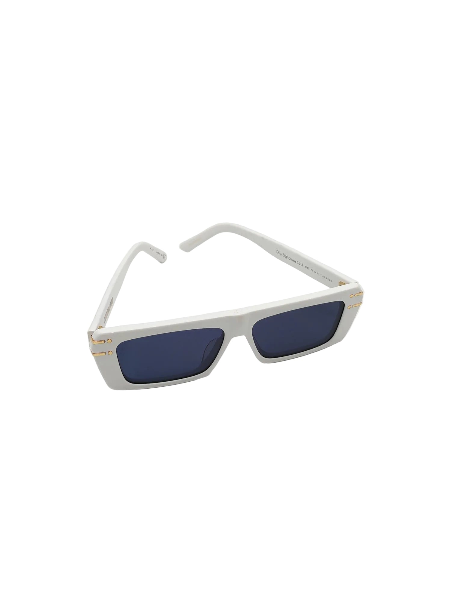 Christian Dior S2U Signature Sunglasses in White | Purse Maison Luxury Bags Shop