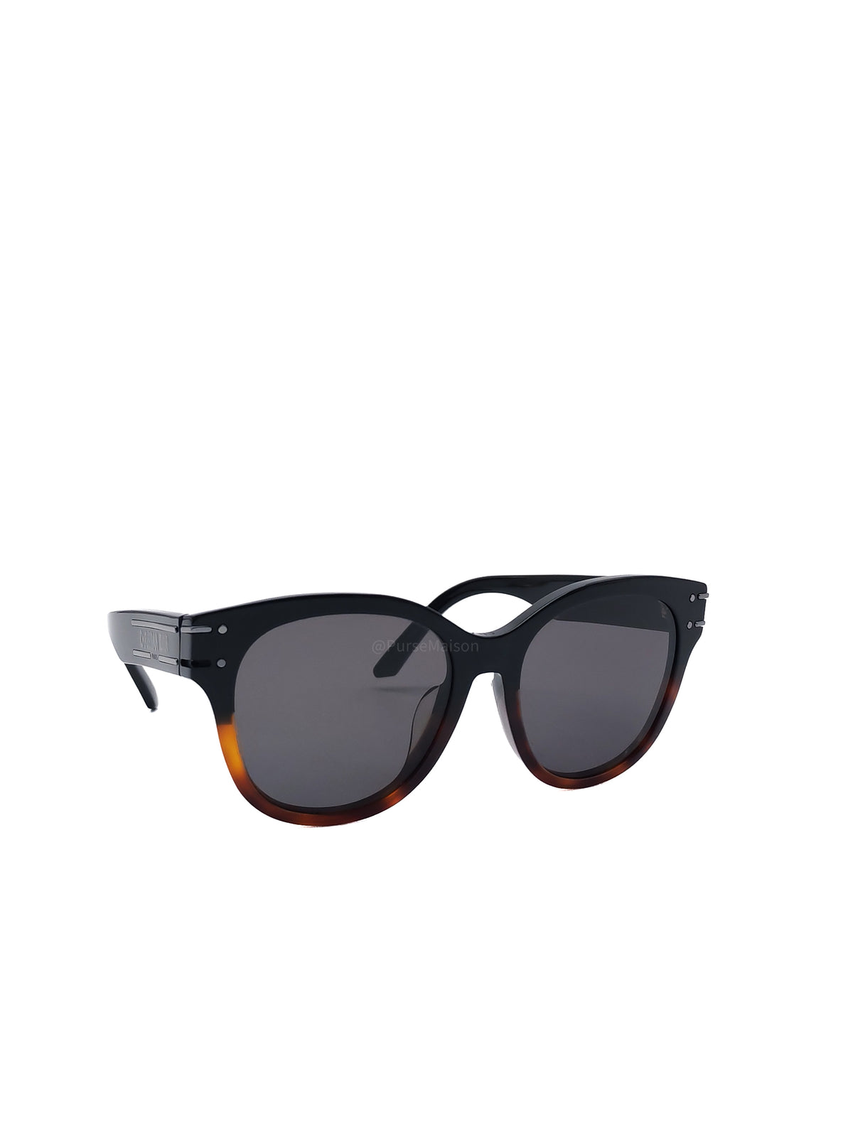 Christian Dior SIgnature B6F Dark Acetate Frame Sunglasses | Purse Maison Luxury Bags Shop