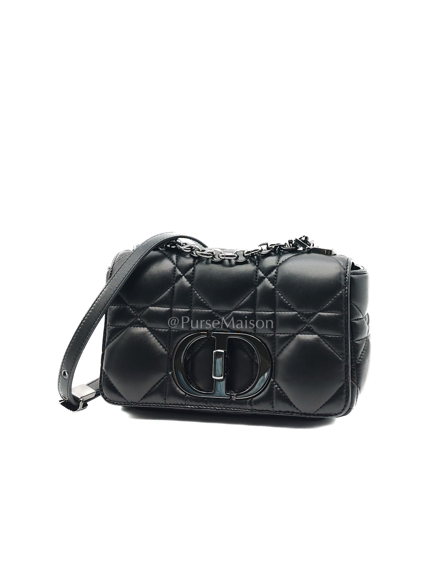 Christian Dior Soft Caro in Small Cannage Lambskin Leather Shoulder Bag | Purse Maison Luxury Bags Shop