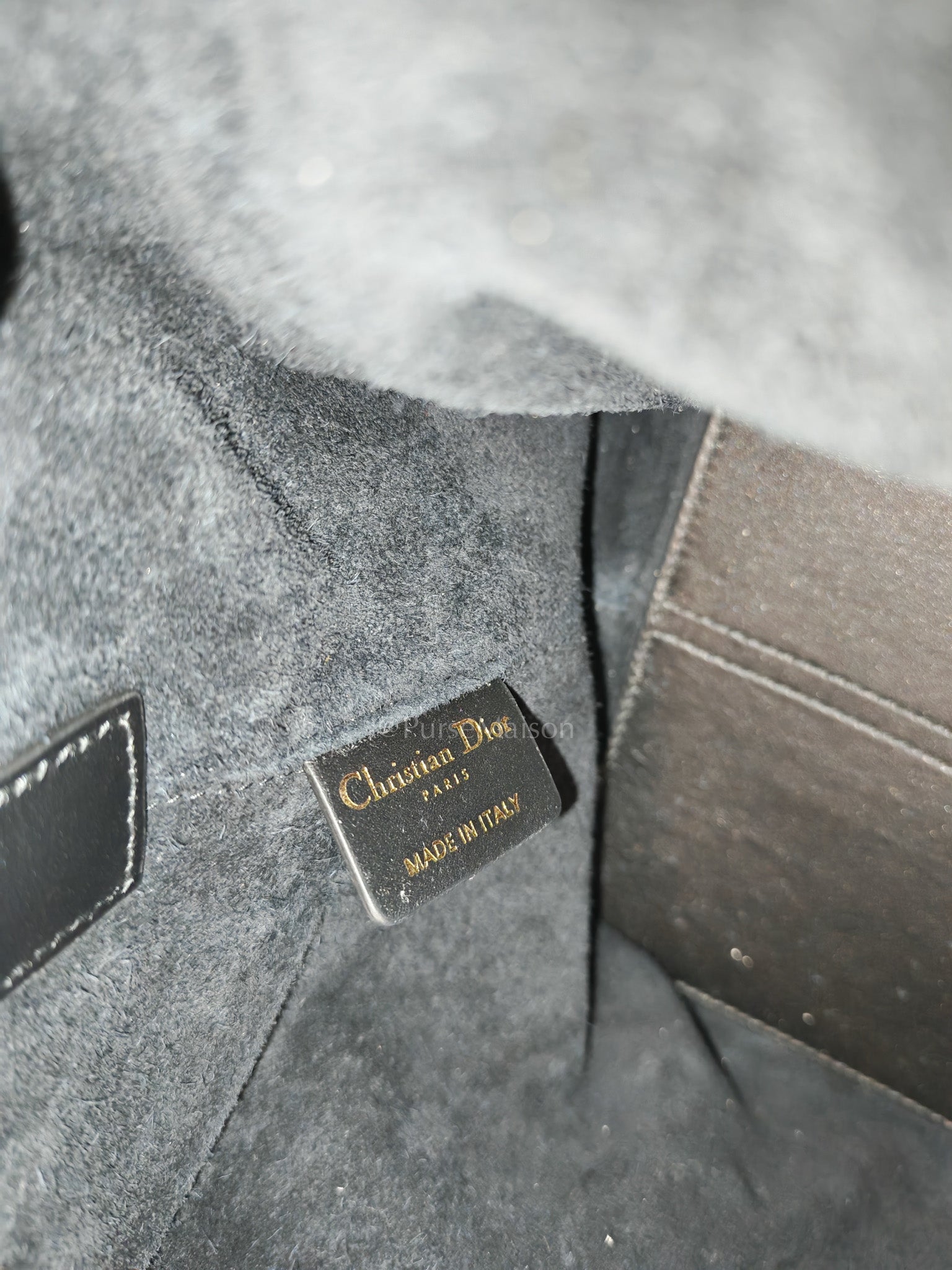 Toujours Medium in Black Calfskin and Tweed Canvas | Purse Maison Luxury Bags Shop