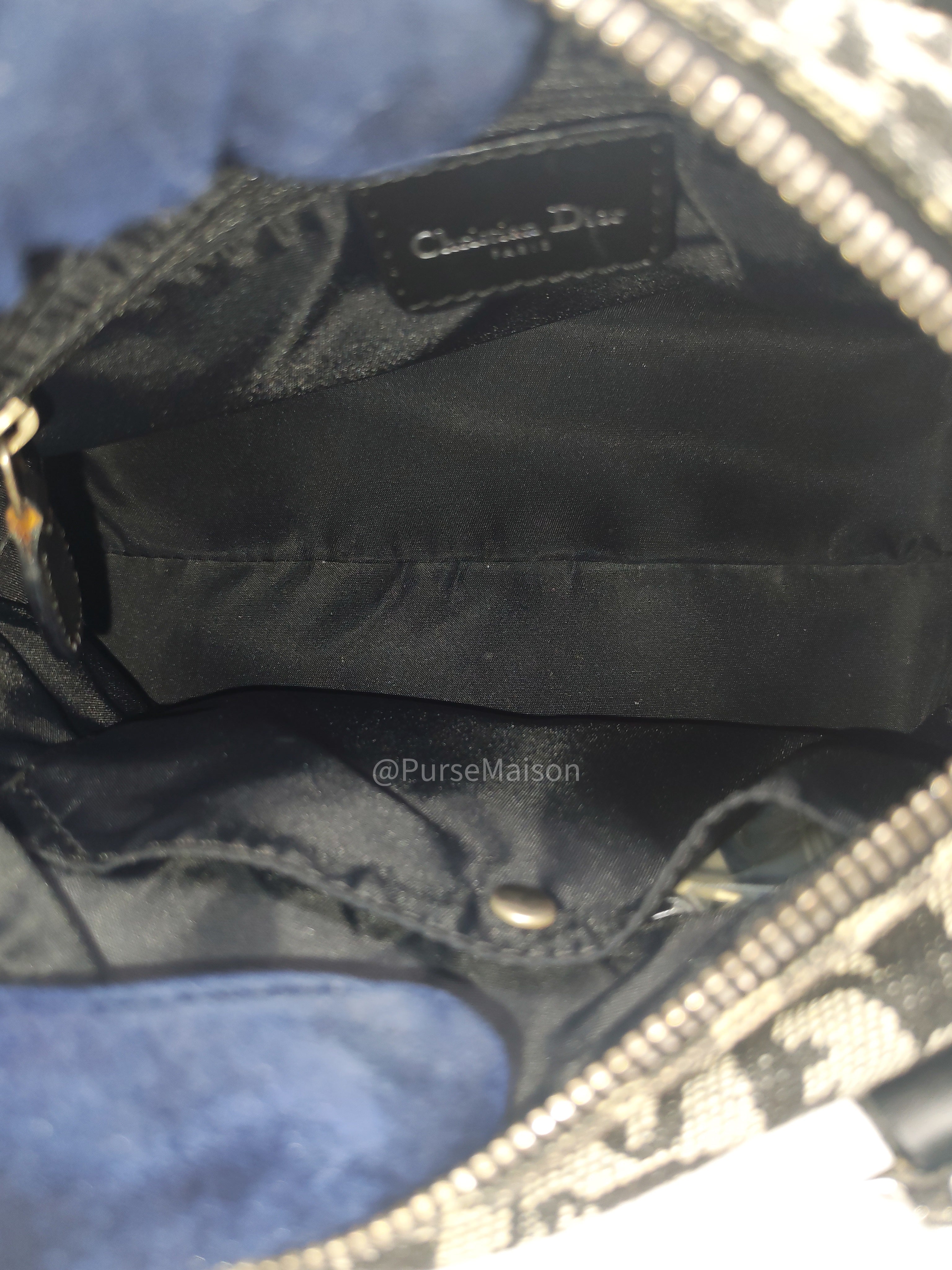Christian Dior Vintage Boston Bag Mini in Trotter Monogram Canvas | Purse Maison Luxury Bags Shop