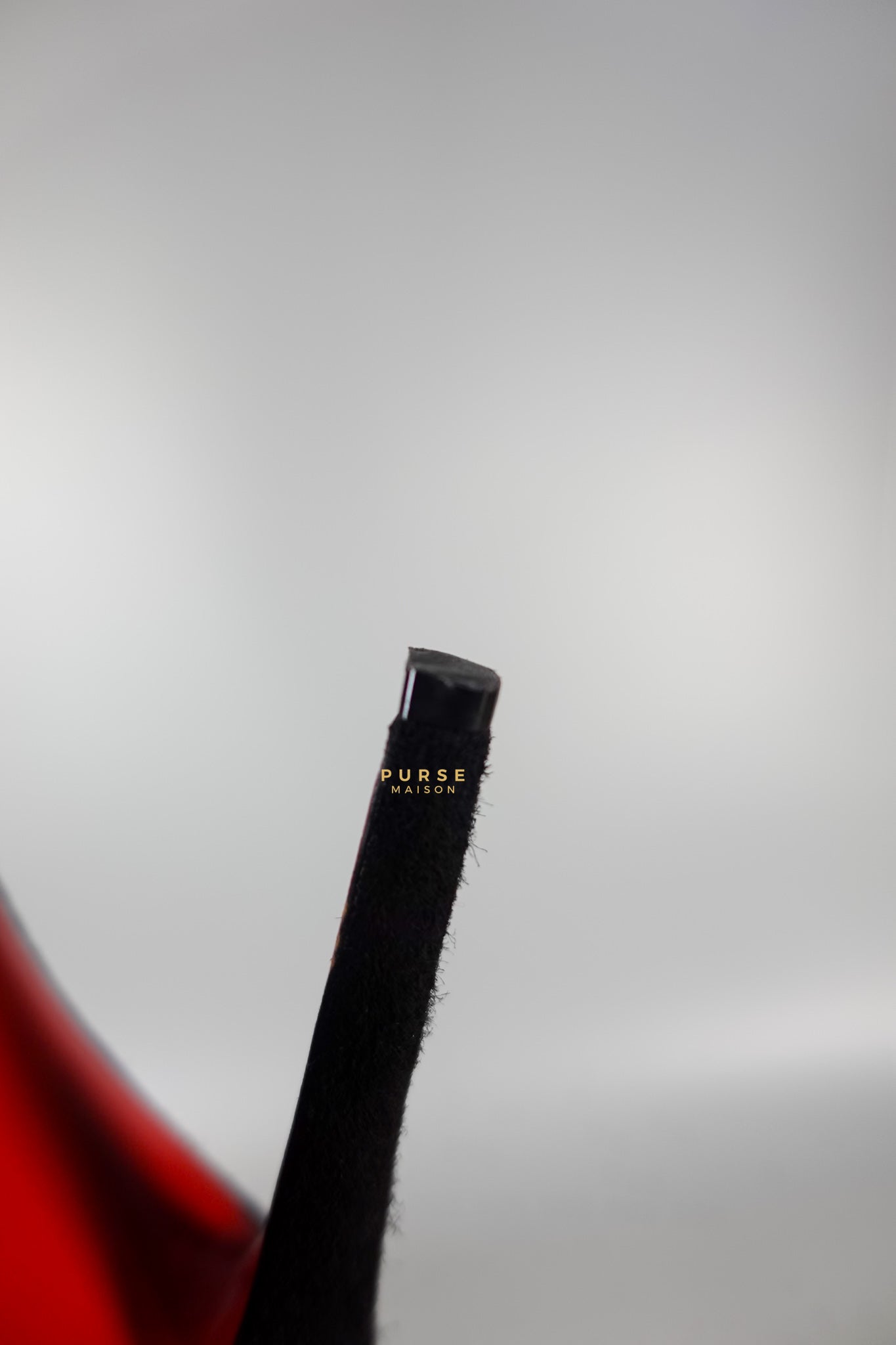 Louboutin Black Suede Hidden Platform Pumps Heels (Size 35.5EU 22.5cm) | Purse Maison Luxury Bags Shop