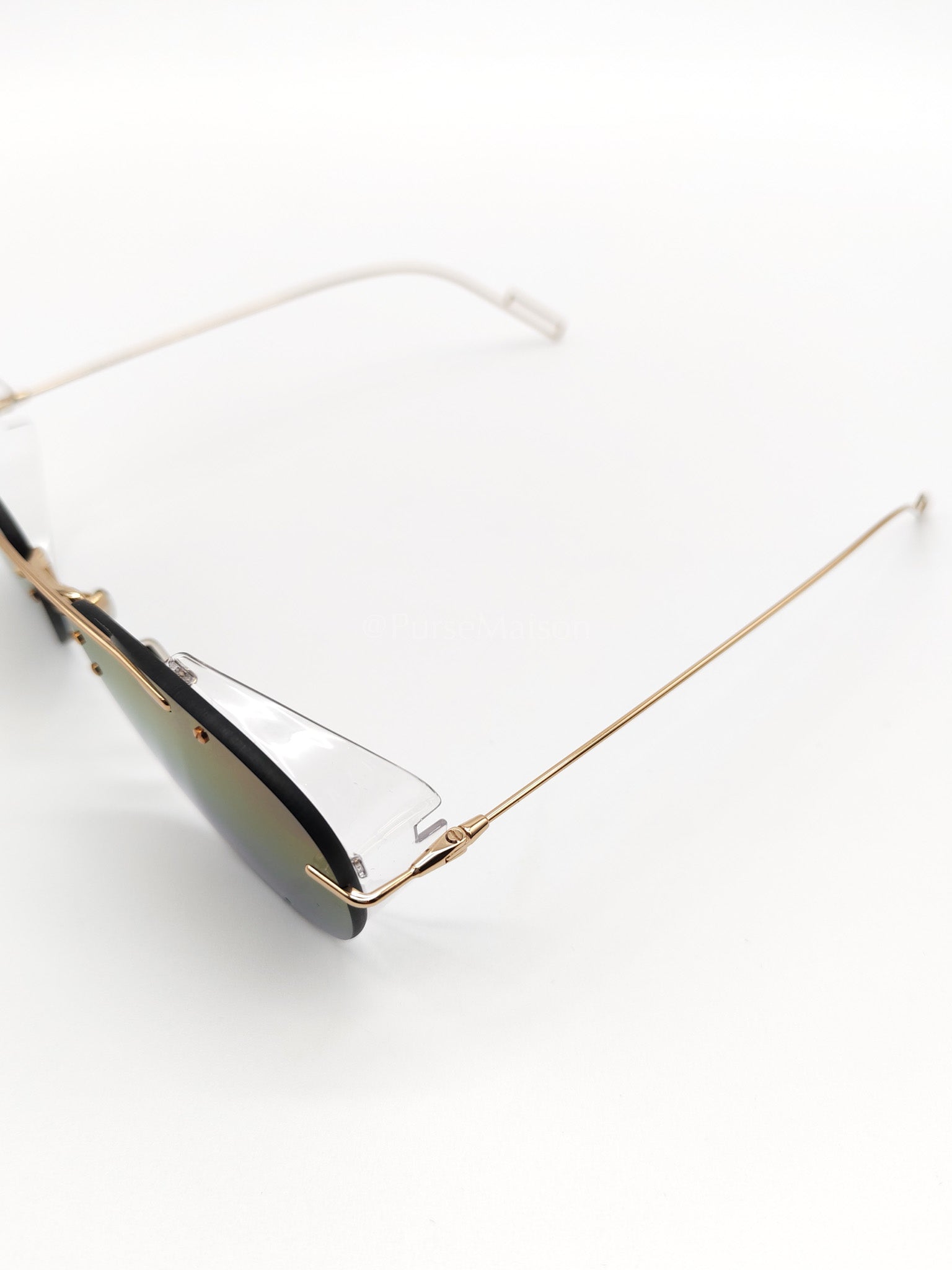 CHROMA1 Gold Sunglasses | Purse Maison Luxury Bags Shop