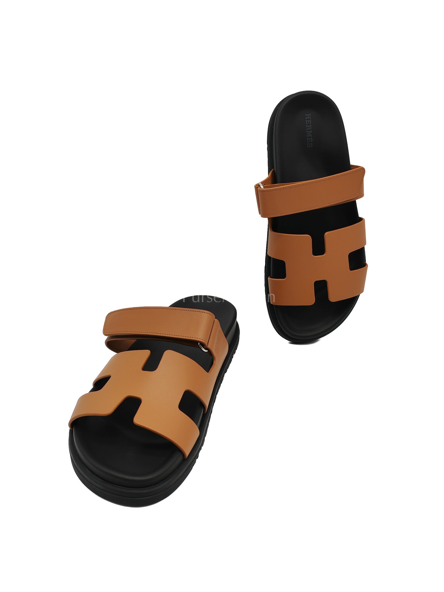 Chypre in Natural/Tan Swift Leather Sandals Size 38.5EU (25.5cm) | Purse Maison Luxury Bags Shop