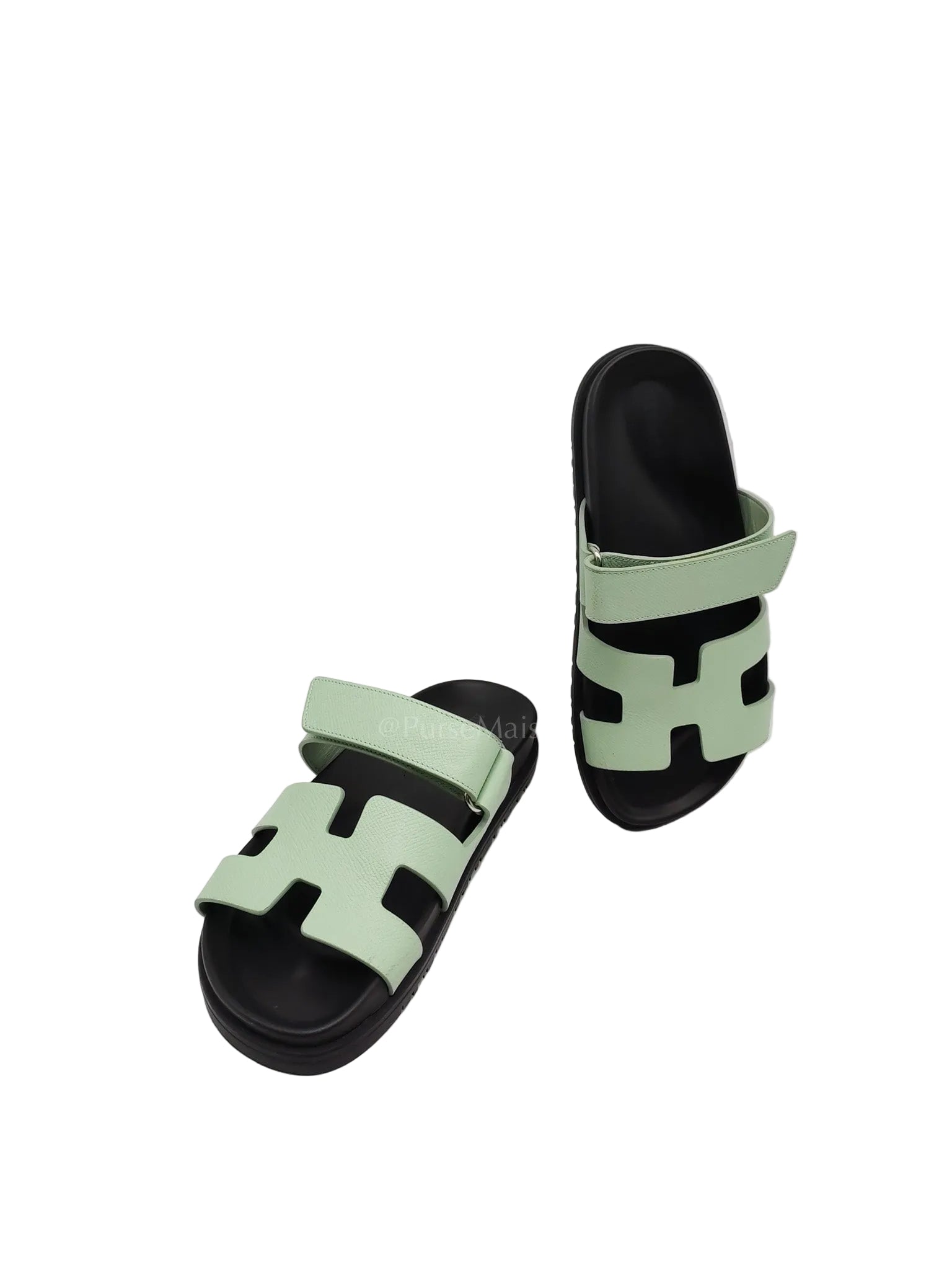 Chypre in Vert Jade Green Epsom Leather Size 37 EU (24cm) | Purse Maison Luxury Bags Shop