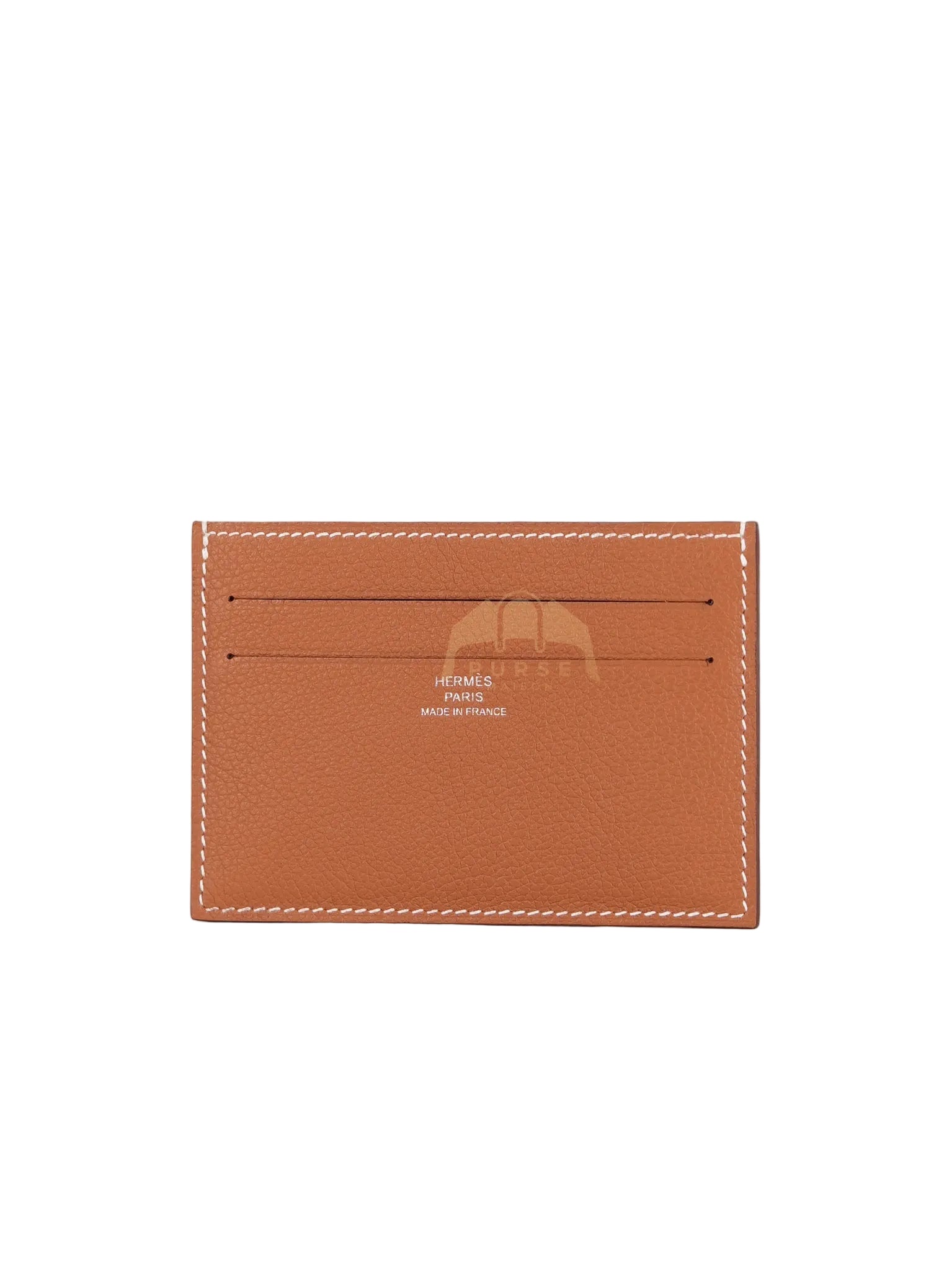 Citizen Twill Card Hold in Gold Evercolor Leather Stamp W (2024) | Purse Maison Luxury Bags Shop