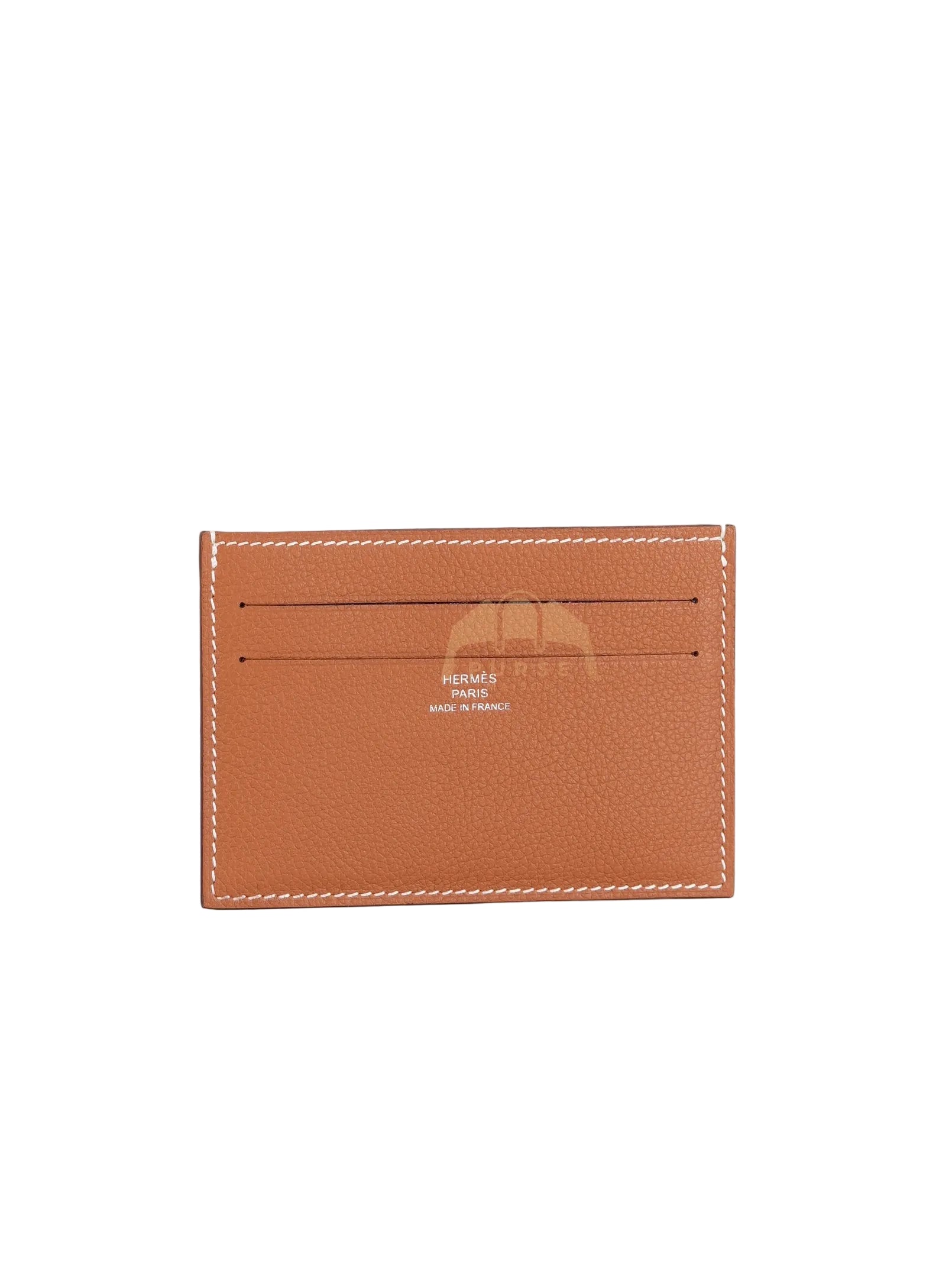 Citizen Twill Card Hold in Gold Evercolor Leather Stamp W (2024) | Purse Maison Luxury Bags Shop