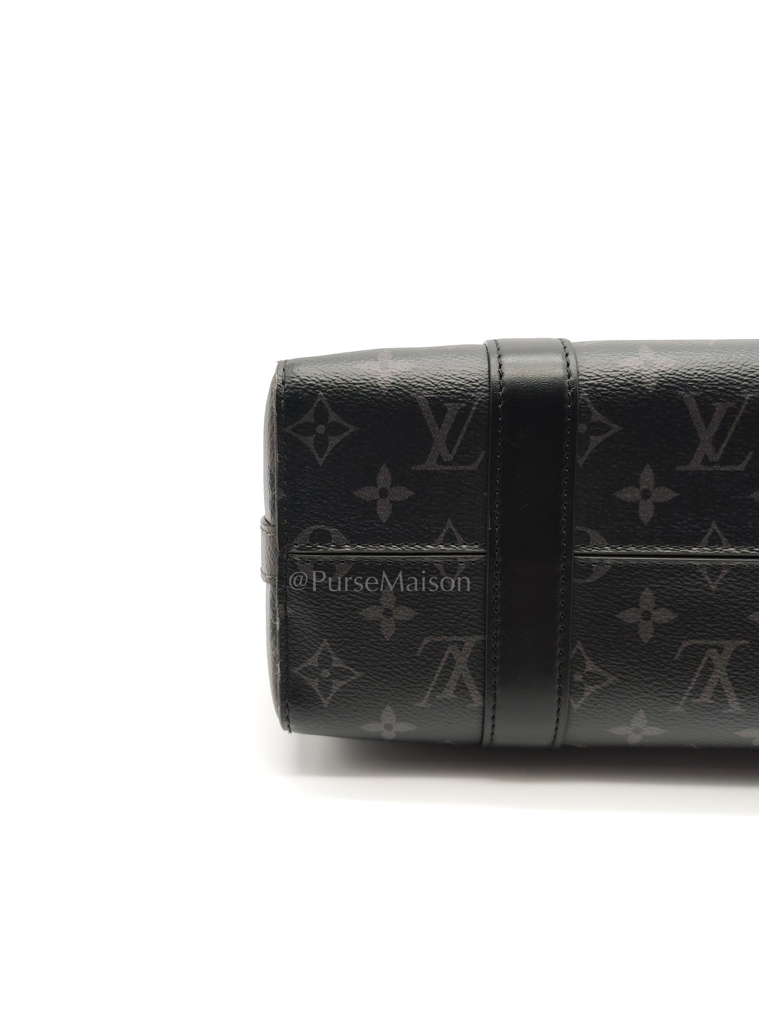 City Keepall Shoulder Bag in Monogram Eclipse Canvas (Microchip) | Purse Maison Luxury Bags Shop