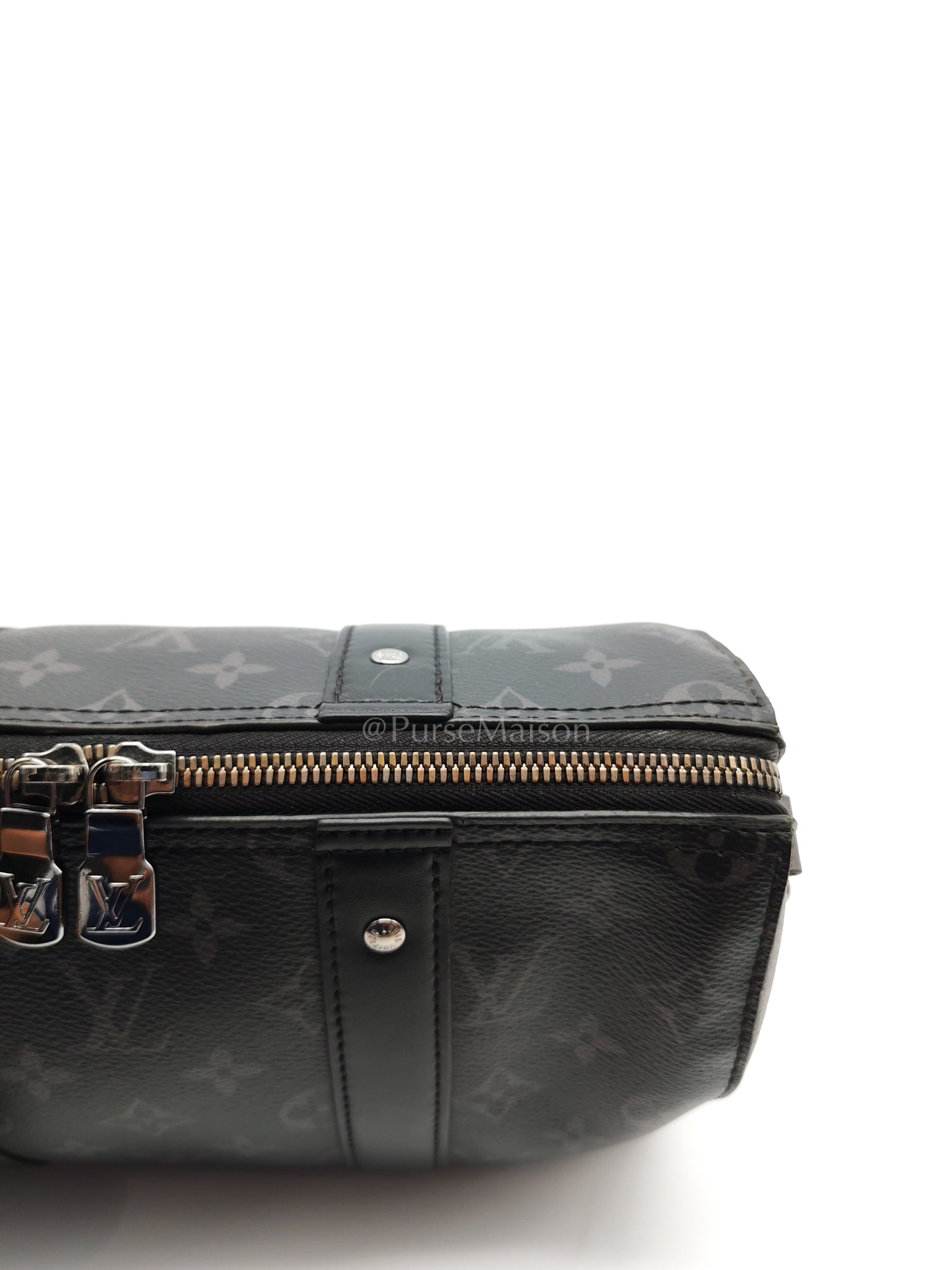 City Keepall Shoulder Bag in Monogram Eclipse Canvas (Microchip) | Purse Maison Luxury Bags Shop