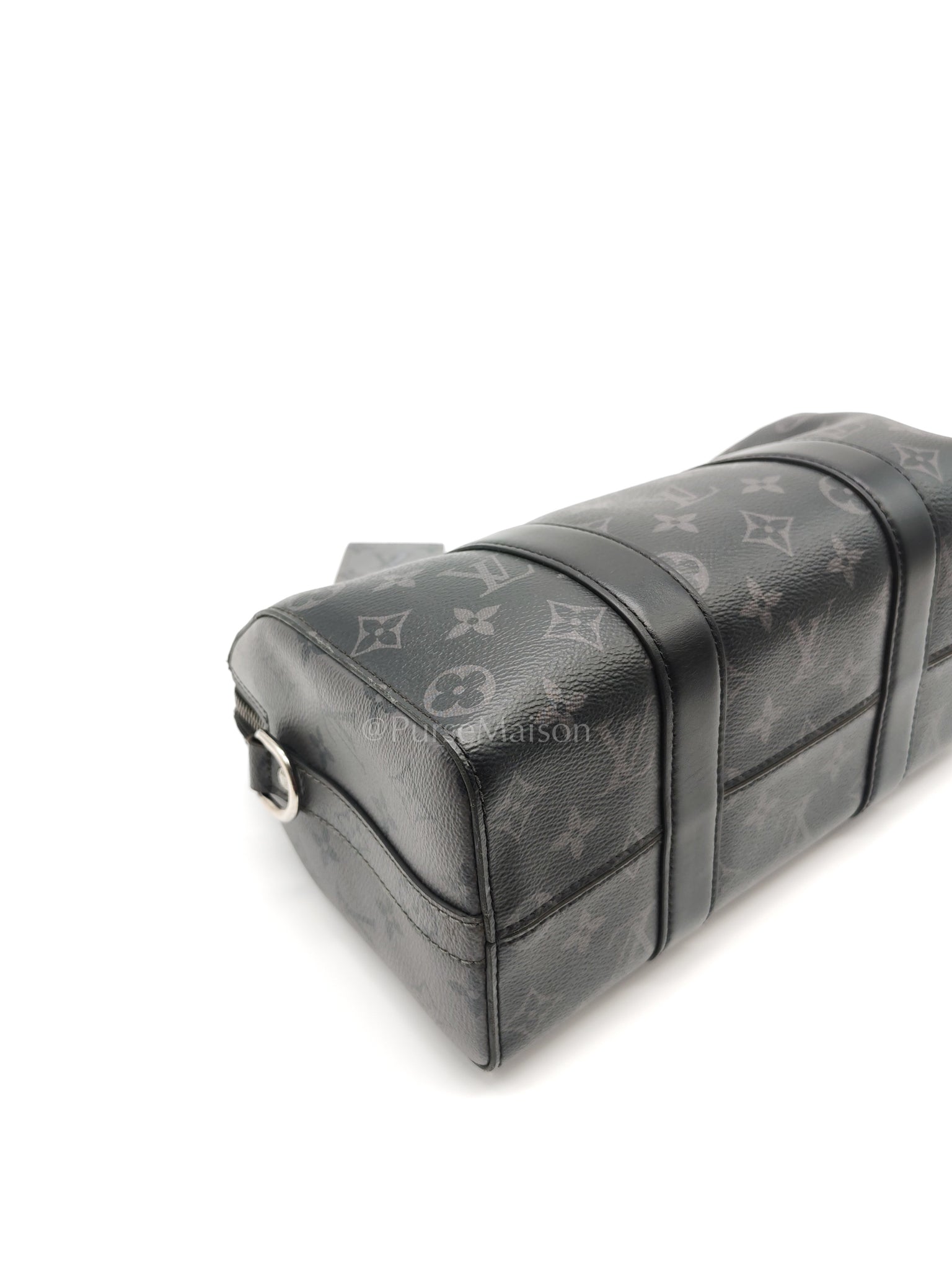 City Keepall Shoulder Bag in Monogram Eclipse Canvas (Microchip) | Purse Maison Luxury Bags Shop