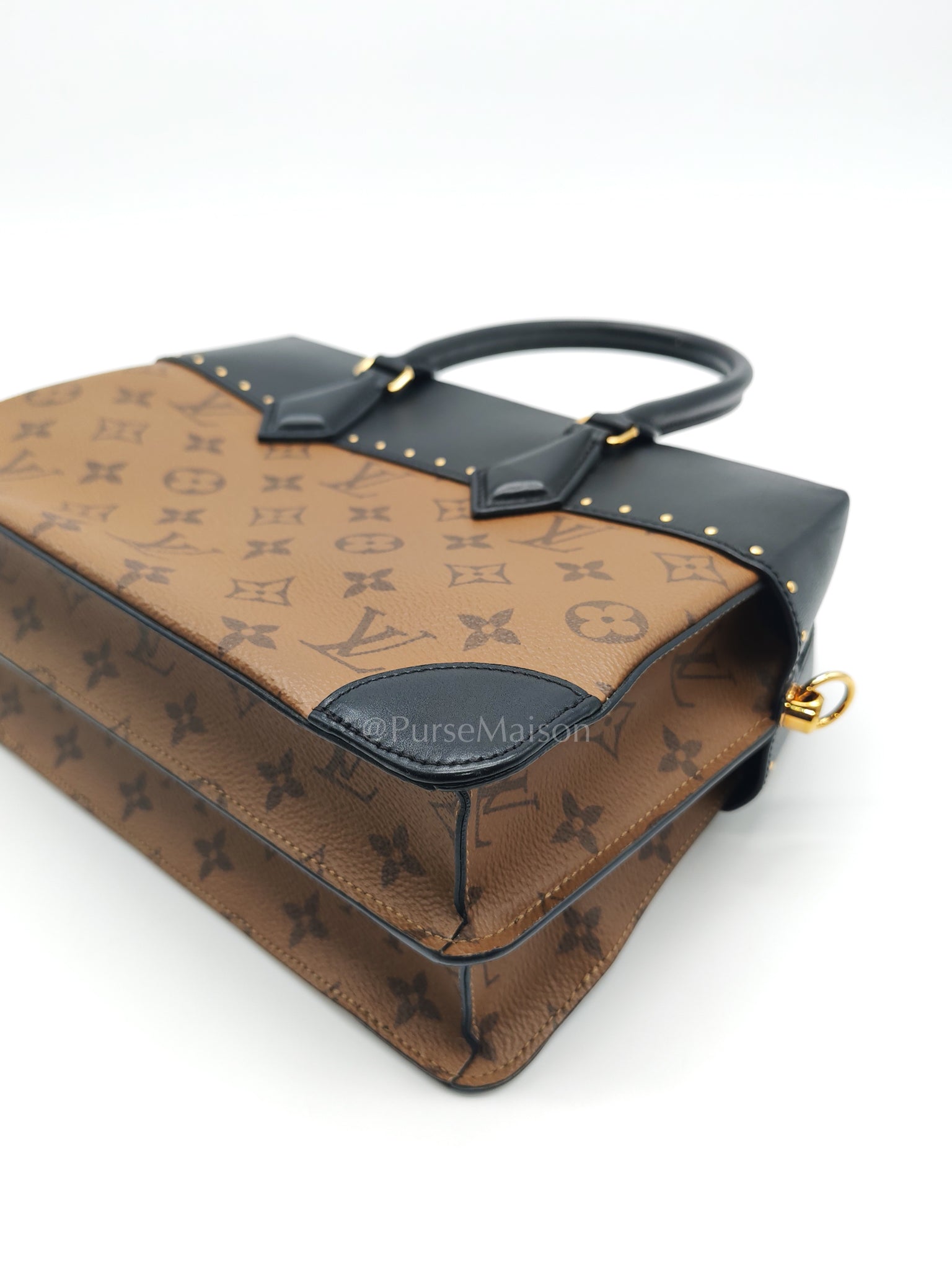 City Malle MM Monogram Reverse Canvas (Date code: BA0128) | Purse Maison Luxury Bags Shop