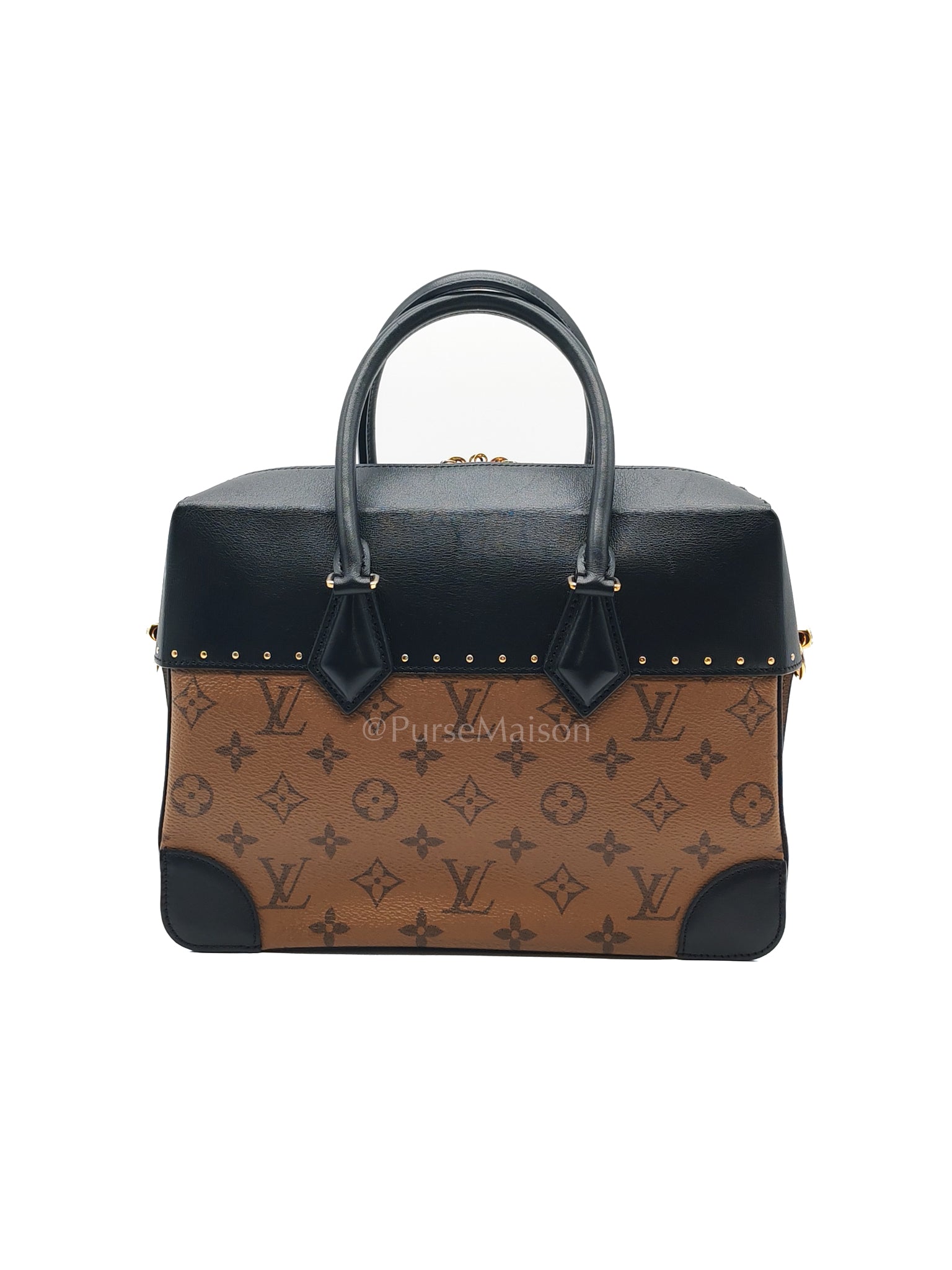 City Malle MM Monogram Reverse Canvas (Date code: BA0128) | Purse Maison Luxury Bags Shop